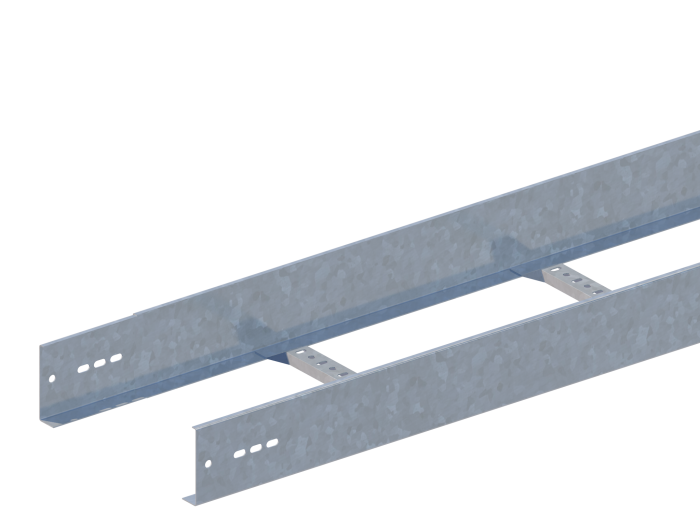 Лоток прямой НЛ30-П2,87 М1 AISI 304 (h=100мм, s=1,2мм)