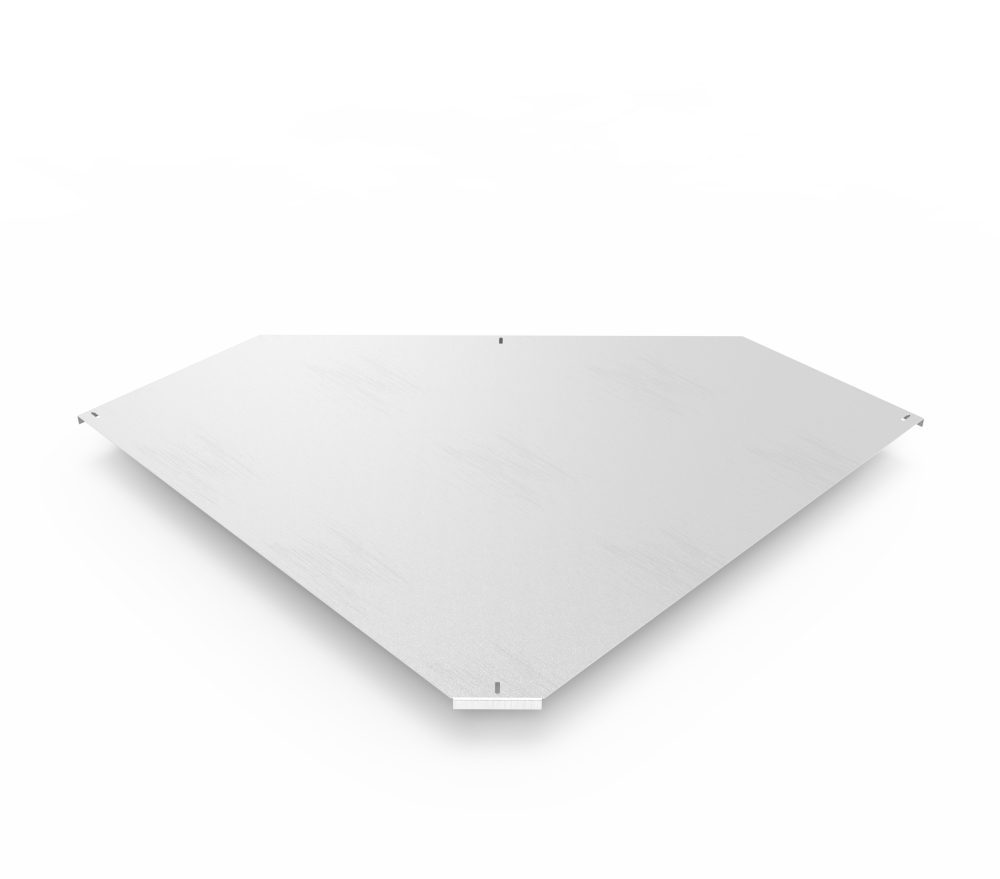 Крышка кабельроста углового с R=100 мм 90 горизонтальный РК190Г.1000.20.100.1,5.2