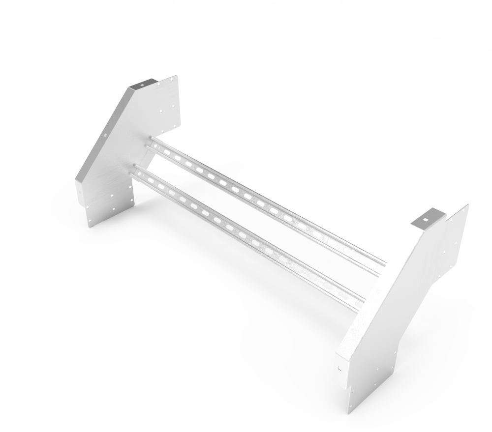 Кабельрост угловой  с R=100 мм 90 вниз РУ190Н.1000.200.100.1,5.2