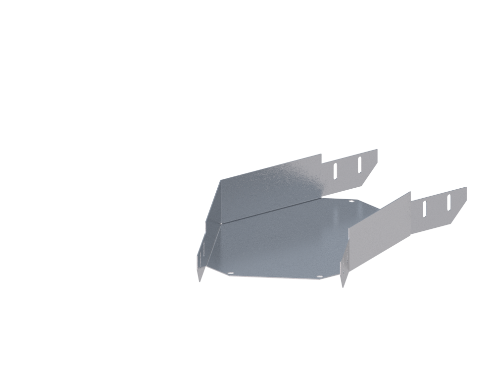 Лоток монтажный угловой 45 горизонтальный ЛУ45Г.200.200.478.1,5.1