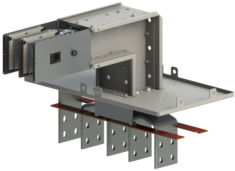 Секция присоединительная к шкафу угловая вертикальная ШМА 5.10.4000.51