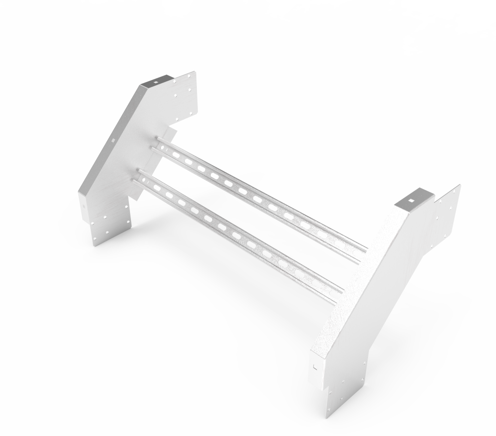 Кабельрост угловой  с R=100 мм 90 вниз РУ190Н.900.150.100.1,5.2