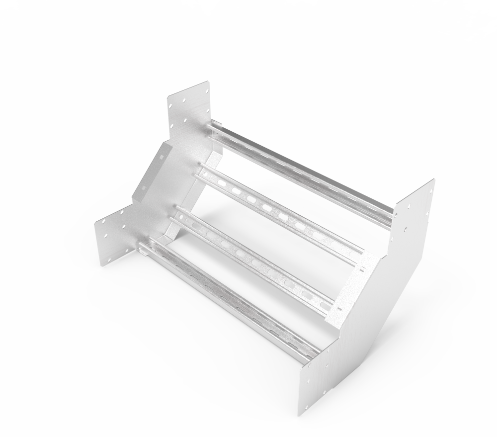 Кабельрост угловой  с R=100 мм 90 вверх РУ190В.700.150.100.2.2