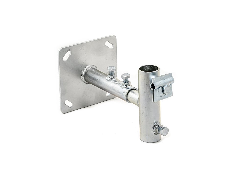 Аксессуары крепление боковое шириной  150 мм, высотой 150 мм, длиной 130 мм, толщиной (диаметром) 76 мм с гальванопокрытием ЗАКБ.150.150.130.76.14