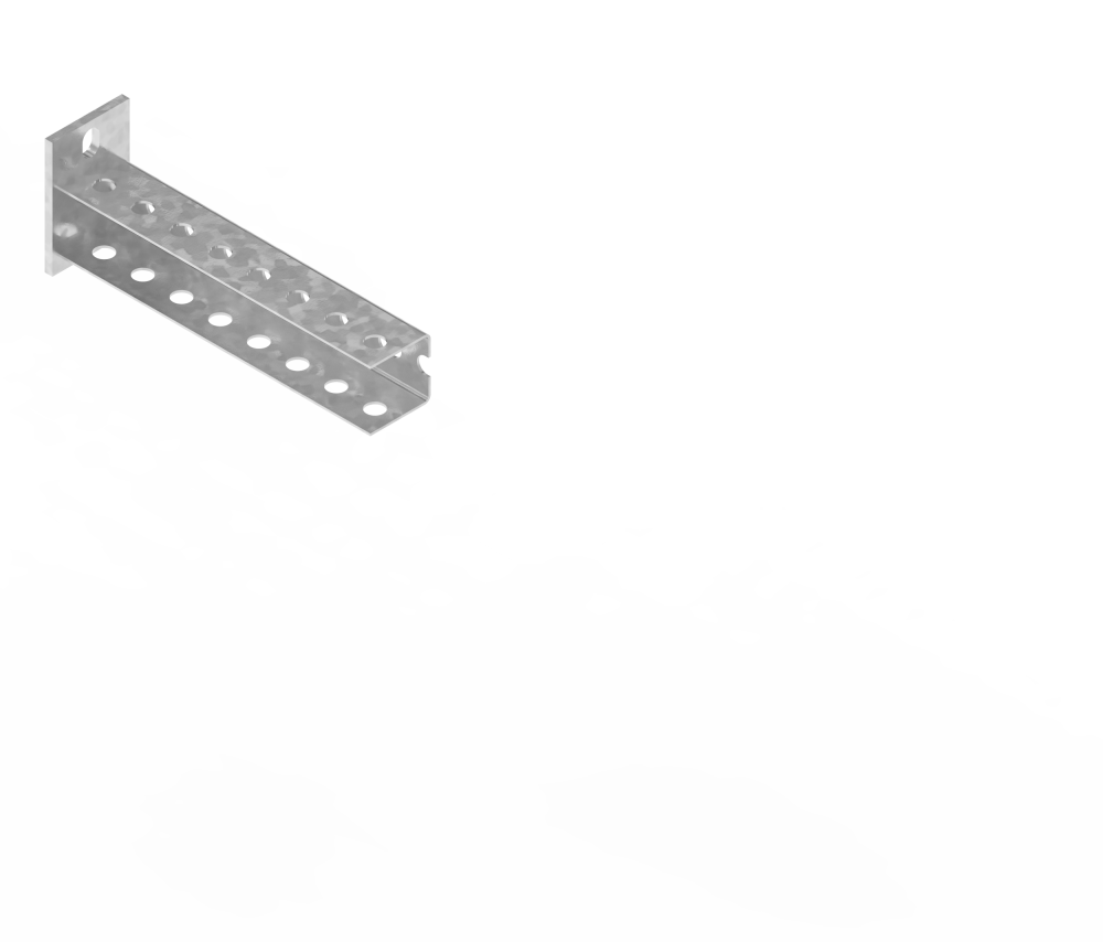 Консоль П-образная легкая БКПЛ.40.40.100.4.1