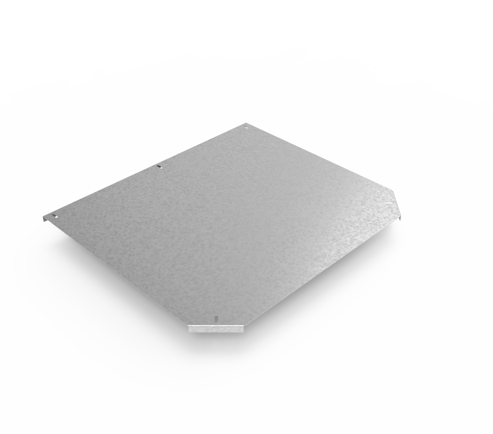 Крышка кабельроста углового с R=100 мм тройниковый горизонтальный РК1ТГ.600.20.100.3.1