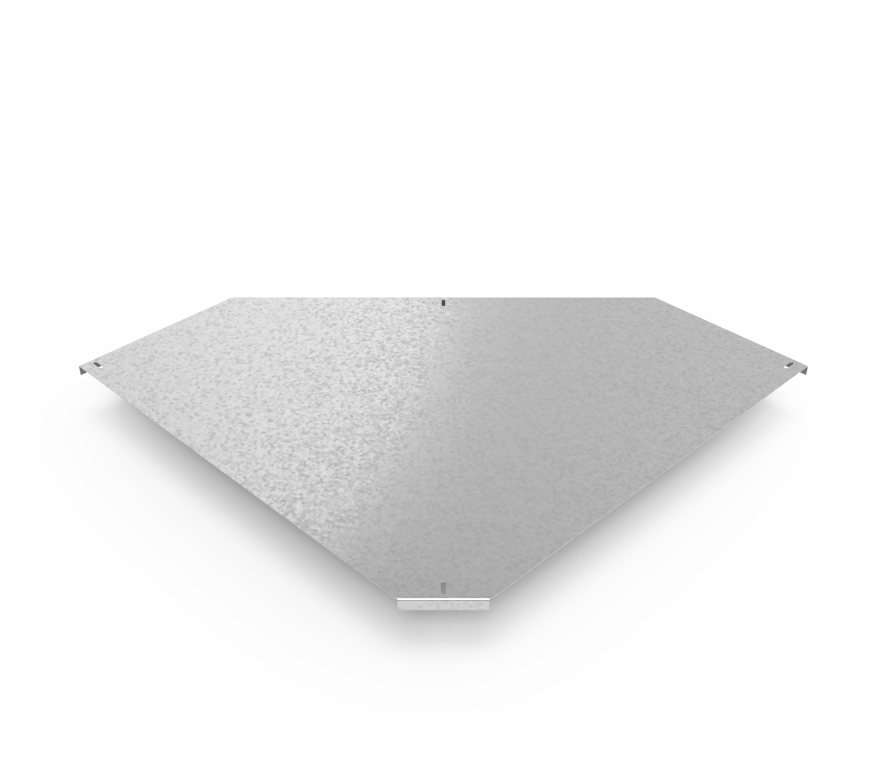 Крышка кабельроста углового с R=100 мм 90 горизонтальный РК190Г.900.20.100.2,5.1