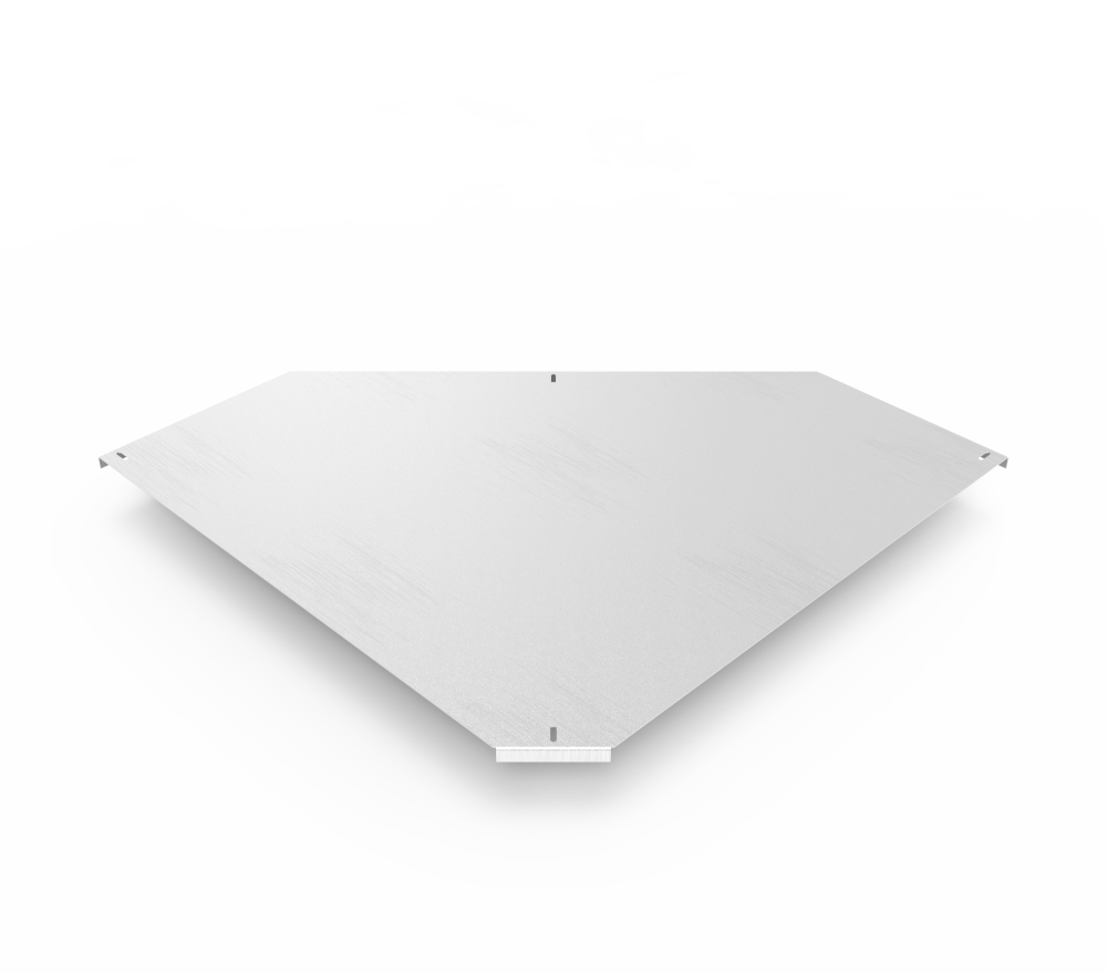 Крышка кабельроста углового с R=100 мм 90 горизонтальный РК190Г.800.20.100.1,5.2