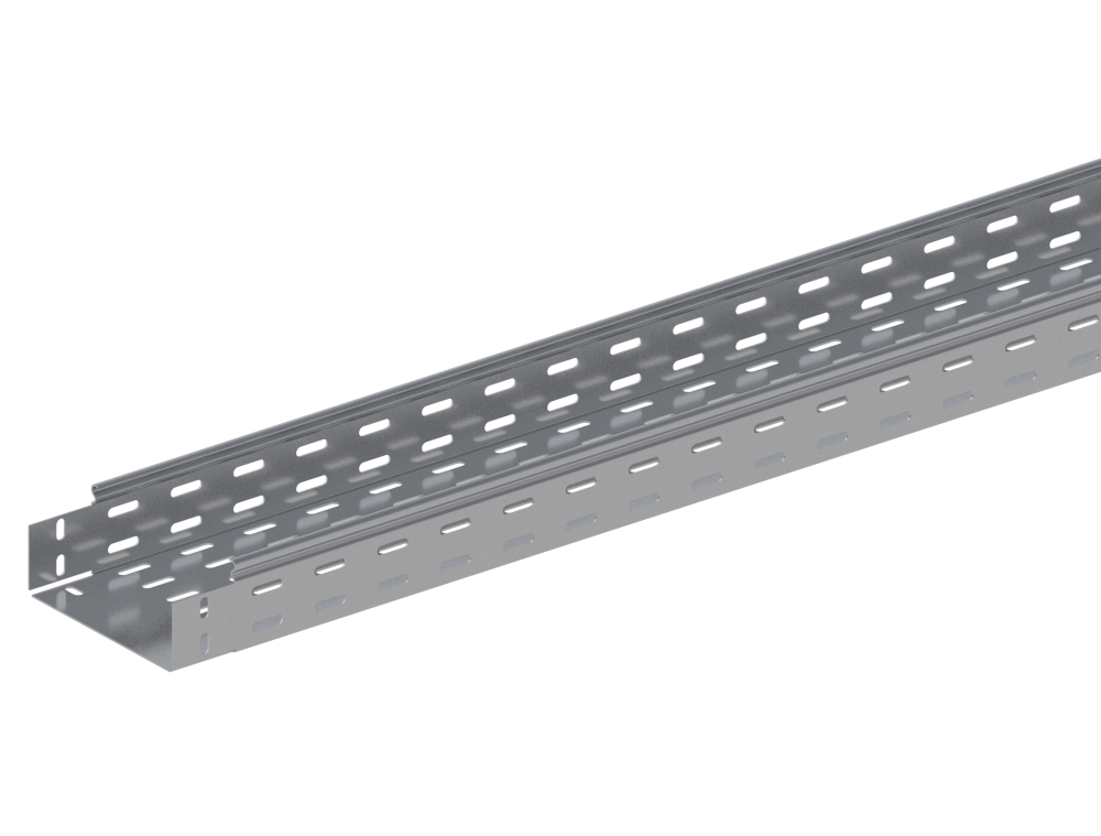 Лоток монтажный прямой перфорированный ЛППМ.150.150.3000.1.1