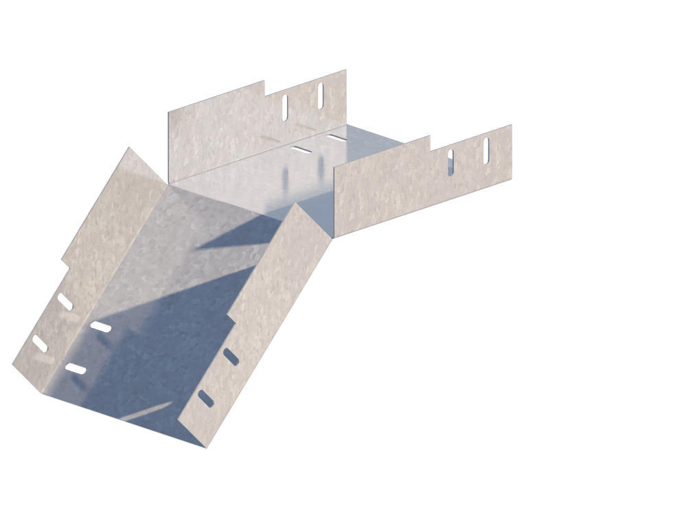 Лоток монтажный угловой 45 вниз ЛУ45Н.200.50.382.0,7.4