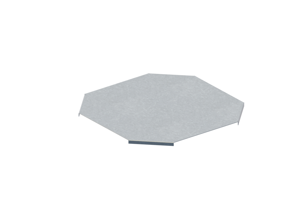 Крышка лотка монтажного углового крестообразного ЛРК.300.15.553.1,5.4