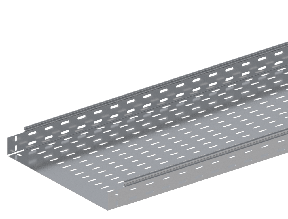Лоток монтажный прямой перфорированный монтаж без соединителей ЛППМ.600.80.2000.1,5.1