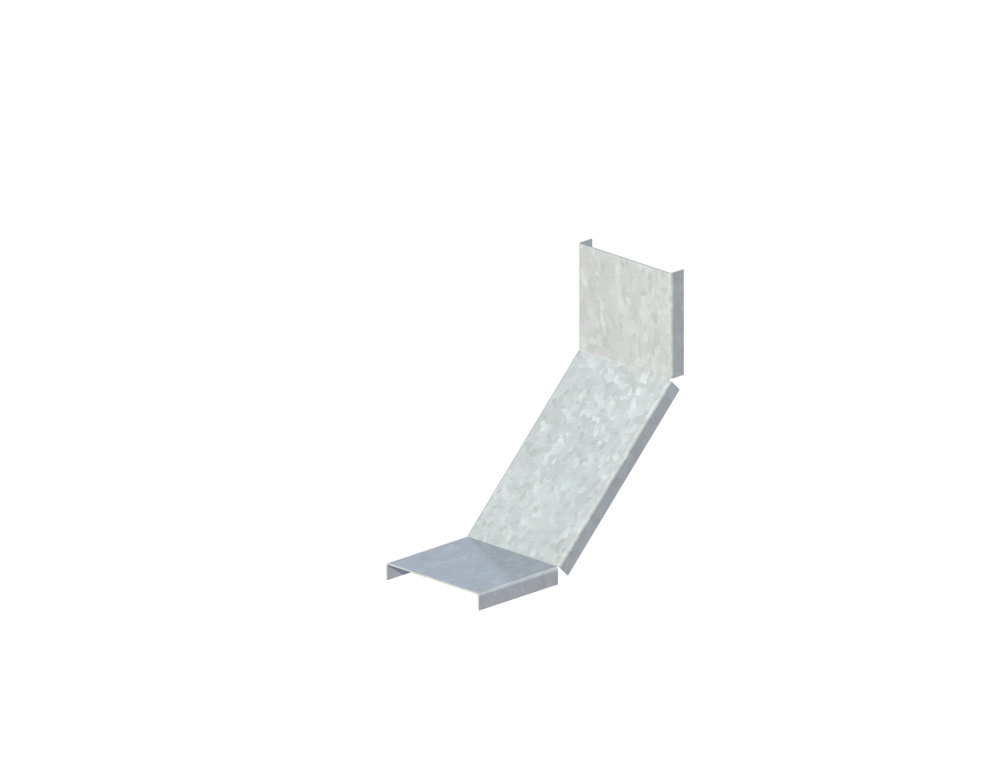 Крышка лотка монтажного углового 90 вверх ЛР90В.100.15.236.1,5.6