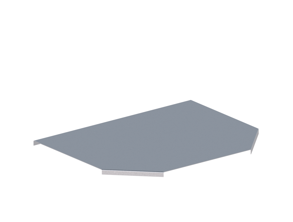 Крышка лотка монтажного углового тройникового горизонтального ЛРТГ.300.15.553.1,5.1
