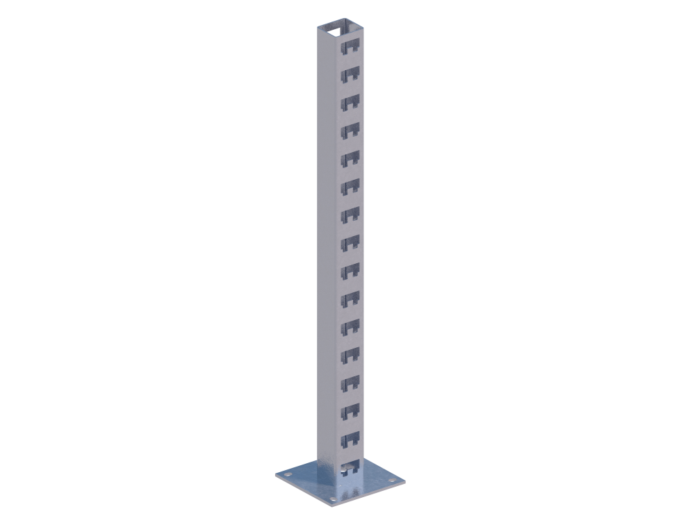 Стойка кабельная напольная сдвоенная К1152Н2ц УТ1,5 (s=2,5 мм, s1=5,0 мм)