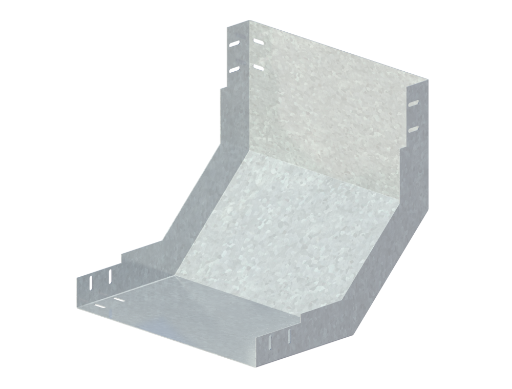 Лоток монтажный угловой 90 вверх ЛУ90В.500.100.426.0,8.6