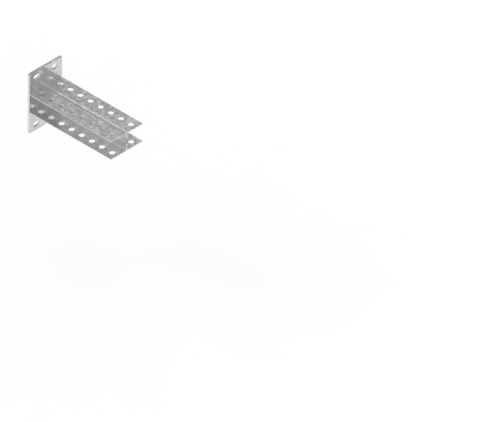 Консоль П-образная усиленная БКПУ.40.80.150.4.1