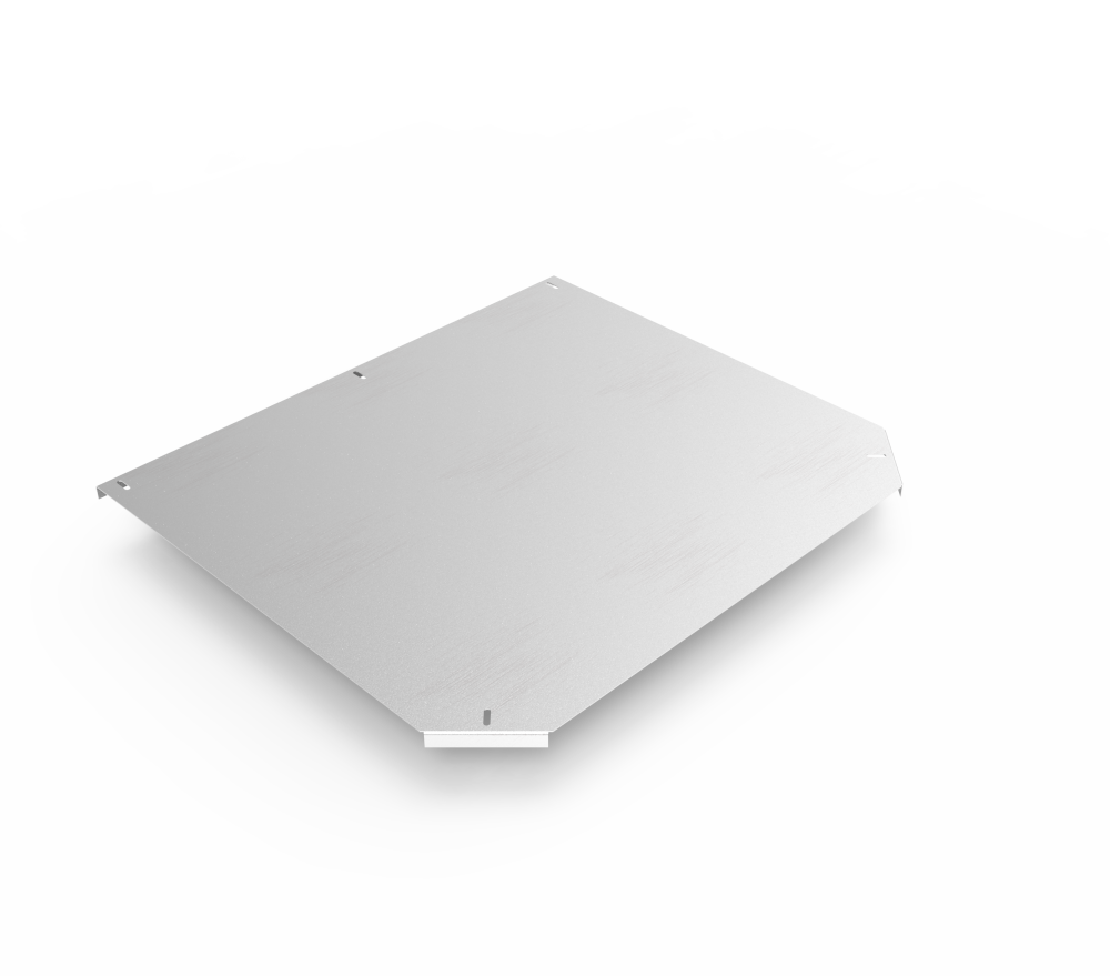 Крышка кабельроста углового с R=100 мм тройниковый горизонтальный РК1ТГ.700.20.100.1,5.2