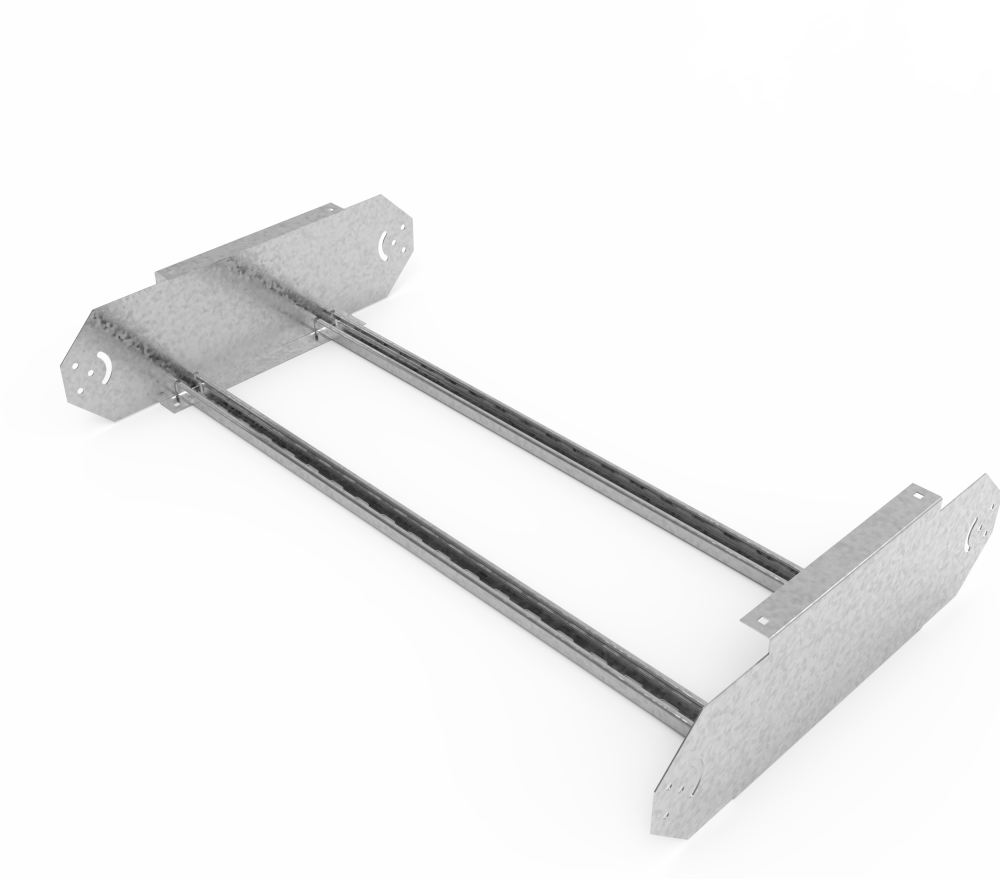 Кабельрост угловой  с R=100 мм шарнирный  РУ1Ш.1000.200.100.2,5.1