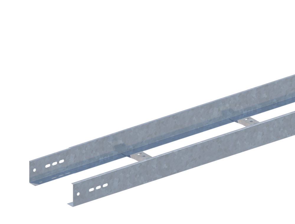 Лоток прямой НЛ20-П1,87 М1 AISI 304 (h=70мм, s=1,2мм)