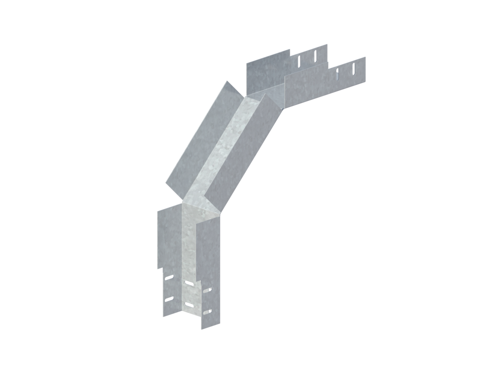 Лоток монтажный угловой 90 вниз ЛУ90Н.100.100.454.2.4