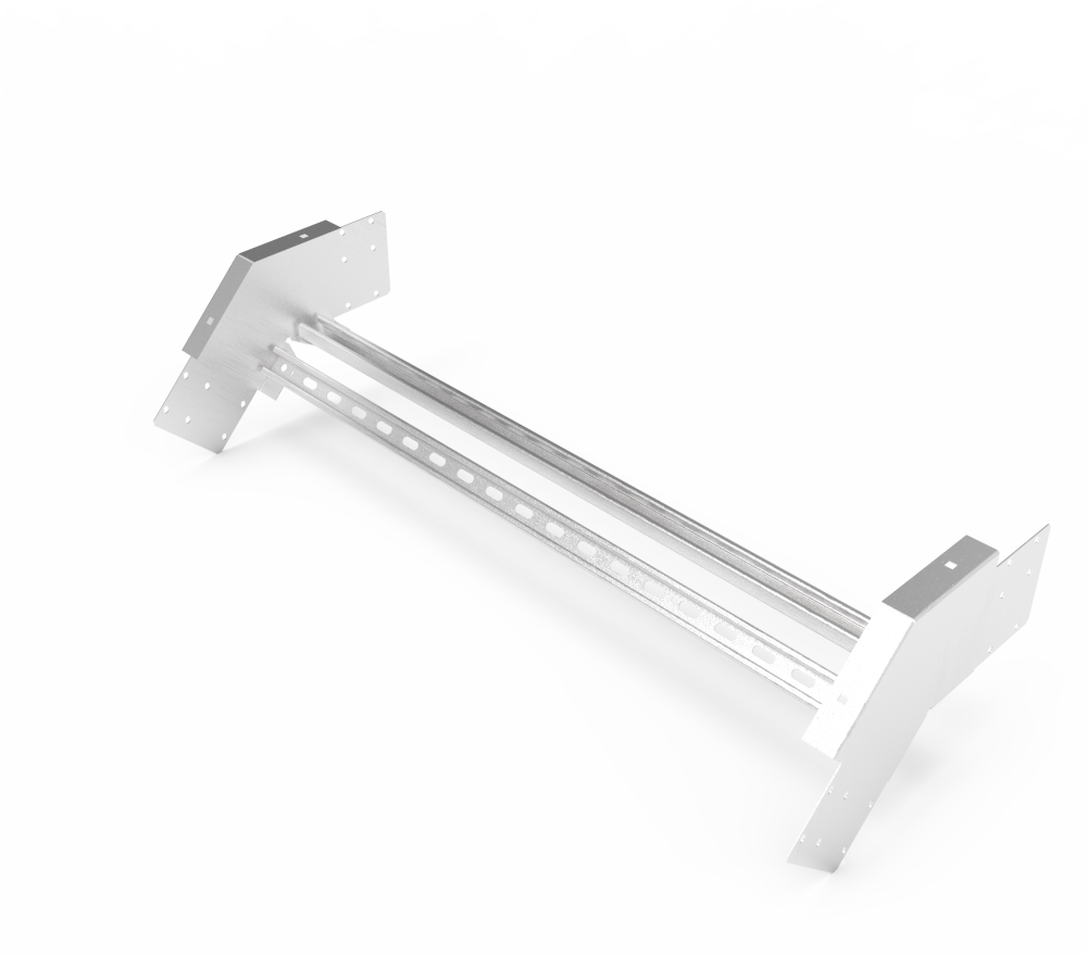 Кабельрост угловой  с R=100 мм 45 вниз РУ145Н.1000.150.100.1,5.2