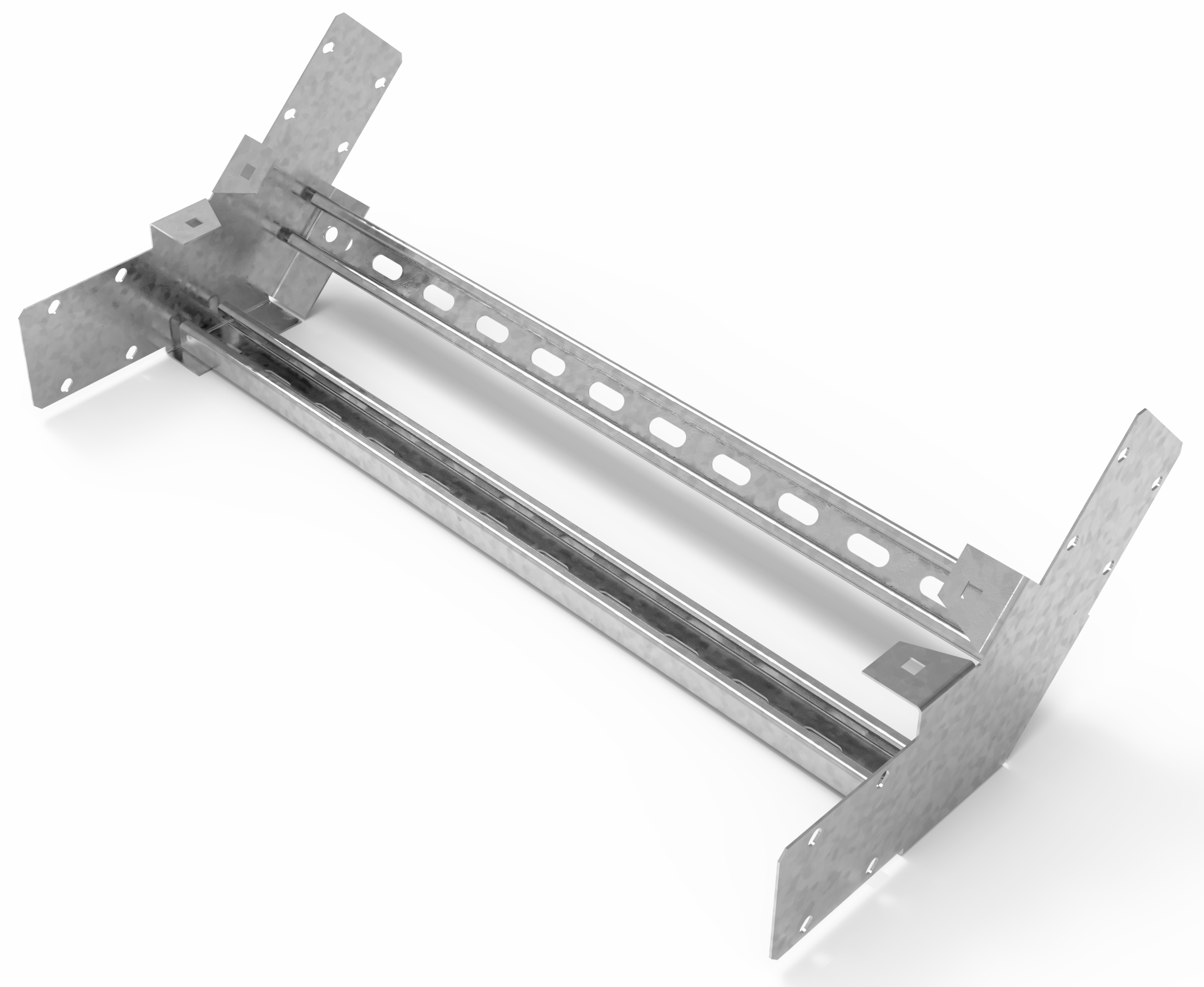 Кабельрост угловой  с R=100 мм 45 вверх РУ145В.600.150.100.2.1