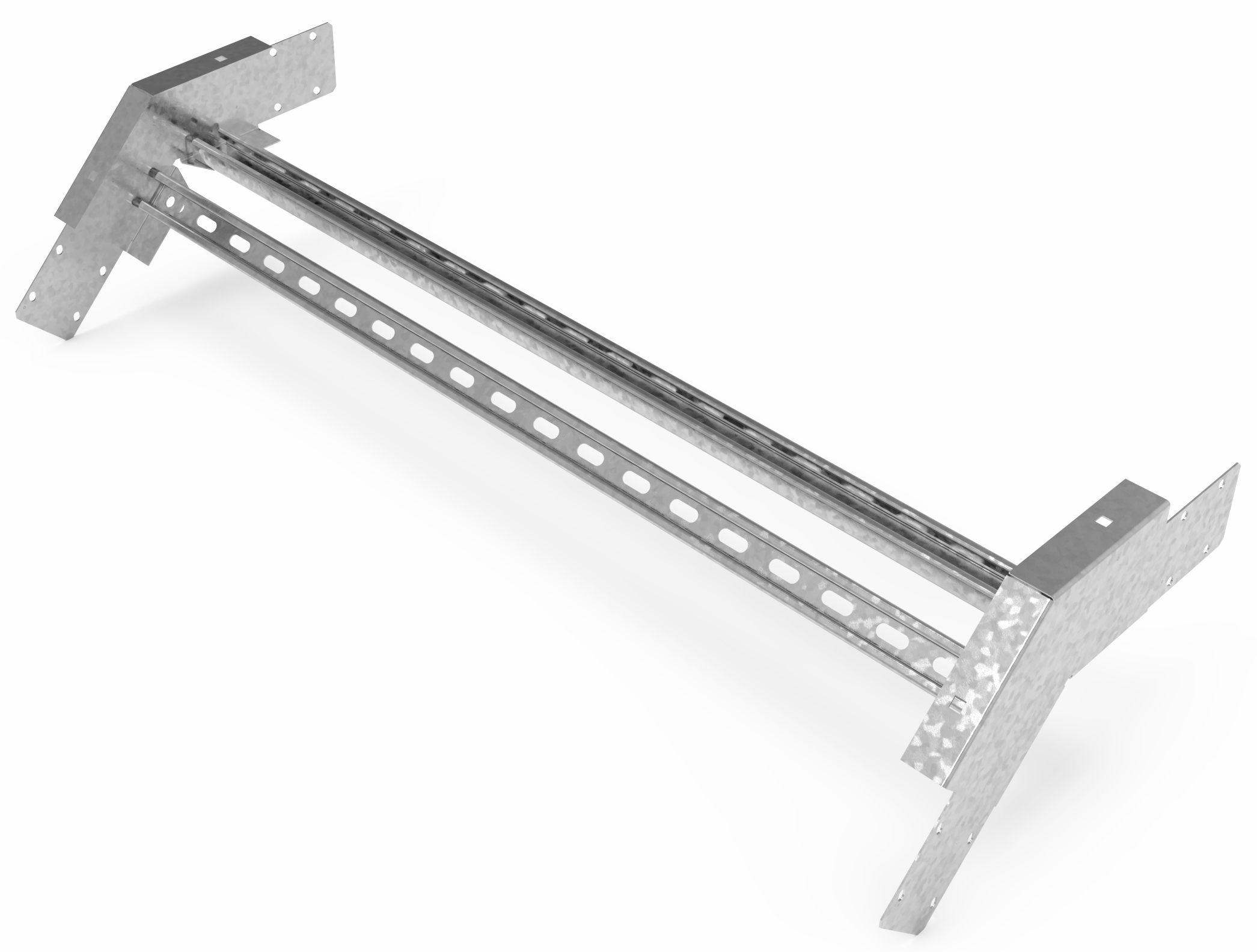 Кабельрост угловой  с R=100 мм 45 вниз РУ145Н.1000.200.100.1,5.2