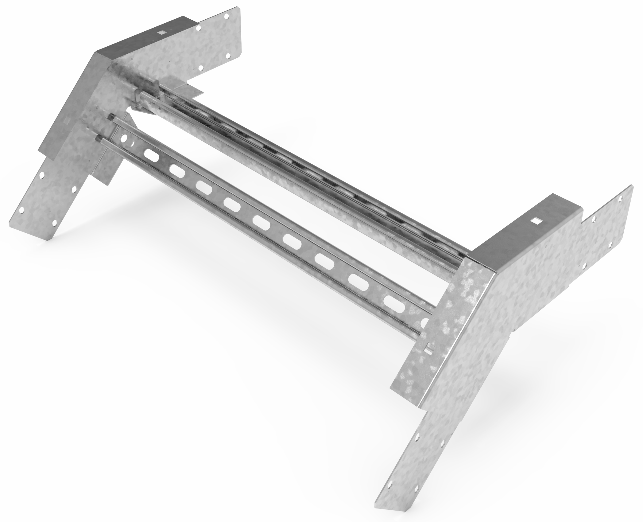 Кабельрост угловой  с R=100 мм 45 вниз РУ145Н.700.200.100.3.1