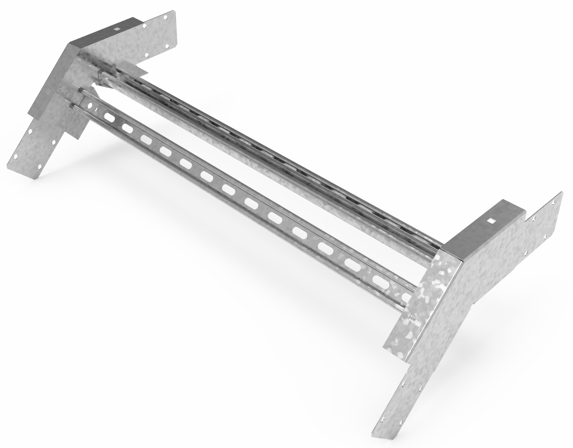 Кабельрост угловой  с R=100 мм 45 вниз РУ145Н.800.150.100.1,5.1