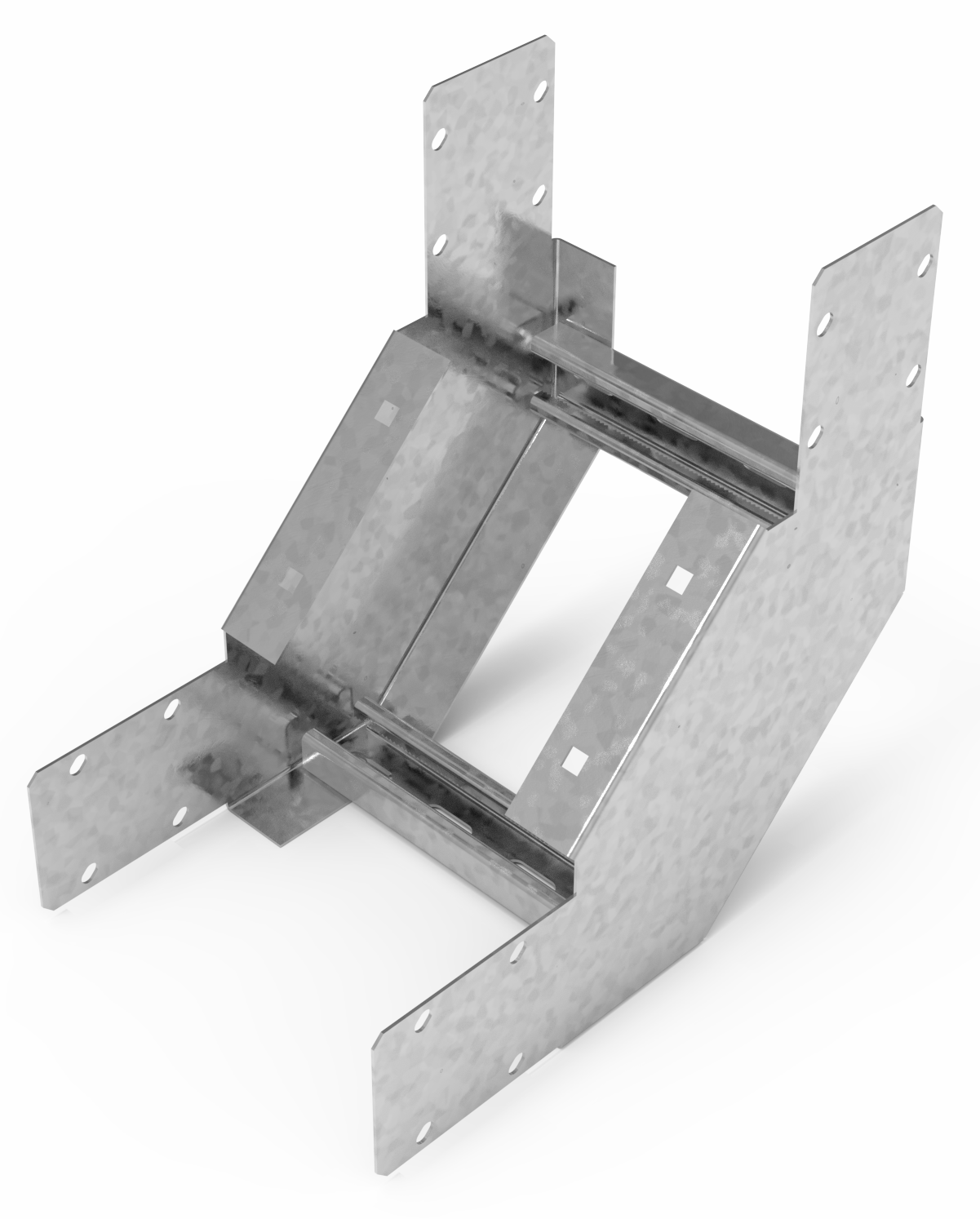 Кабельрост угловой  с R=100 мм 90 вверх РУ190В.200.200.100.1,5.1