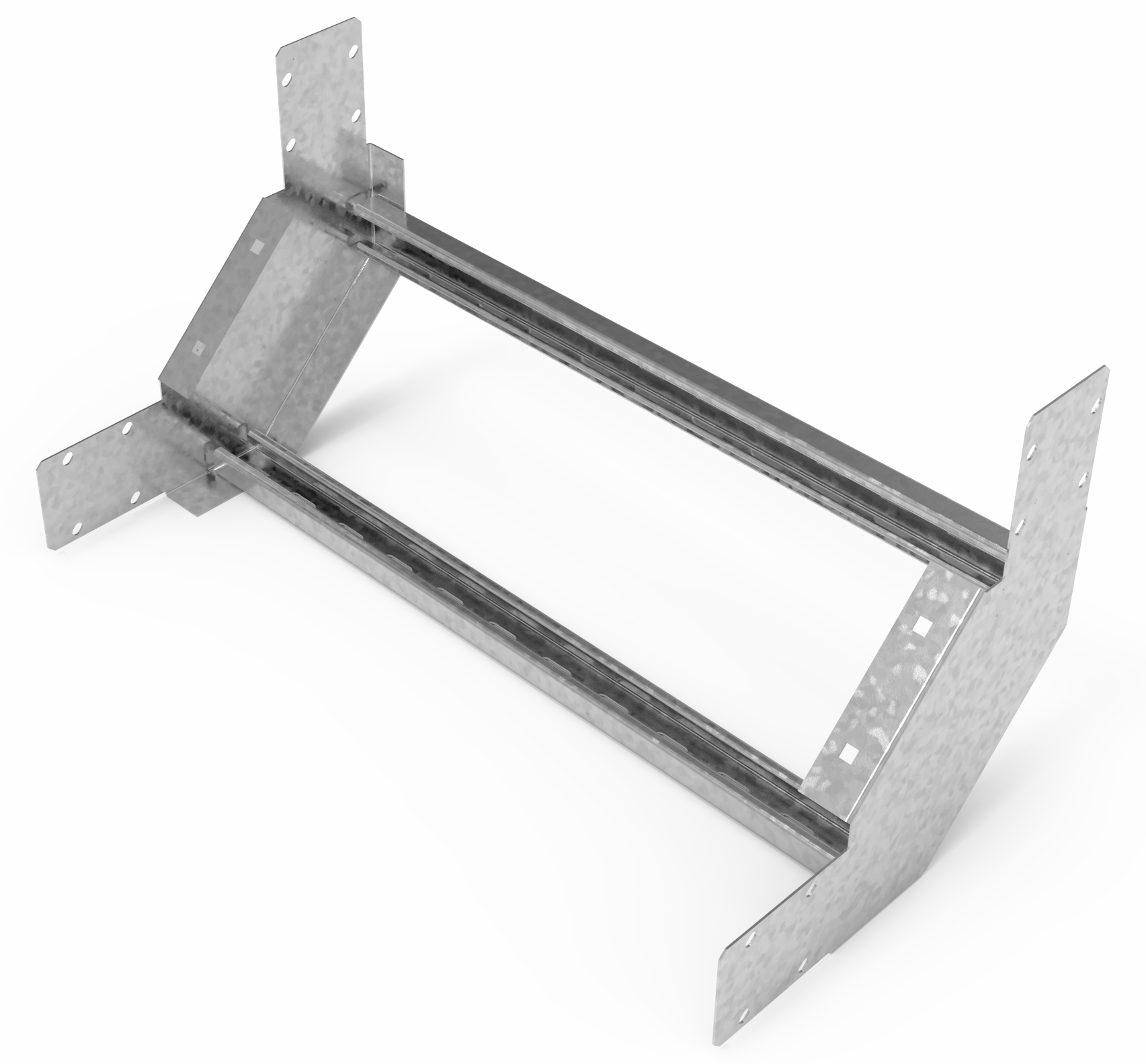 Кабельрост угловой  с R=100 мм 90 вверх РУ190В.700.200.100.1,5.1