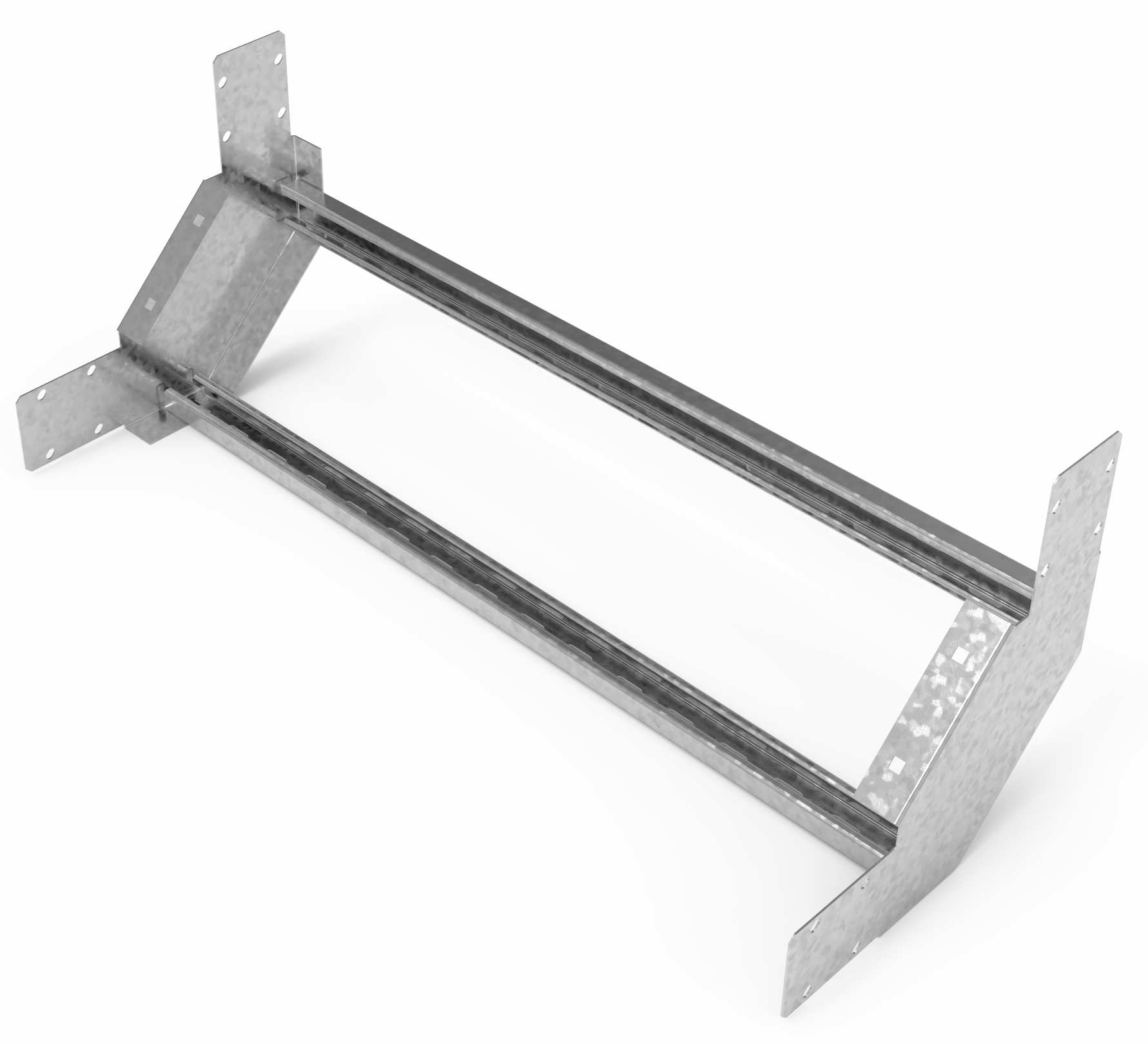 Кабельрост угловой  с R=100 мм 90 вверх РУ190В.900.200.100.2.2