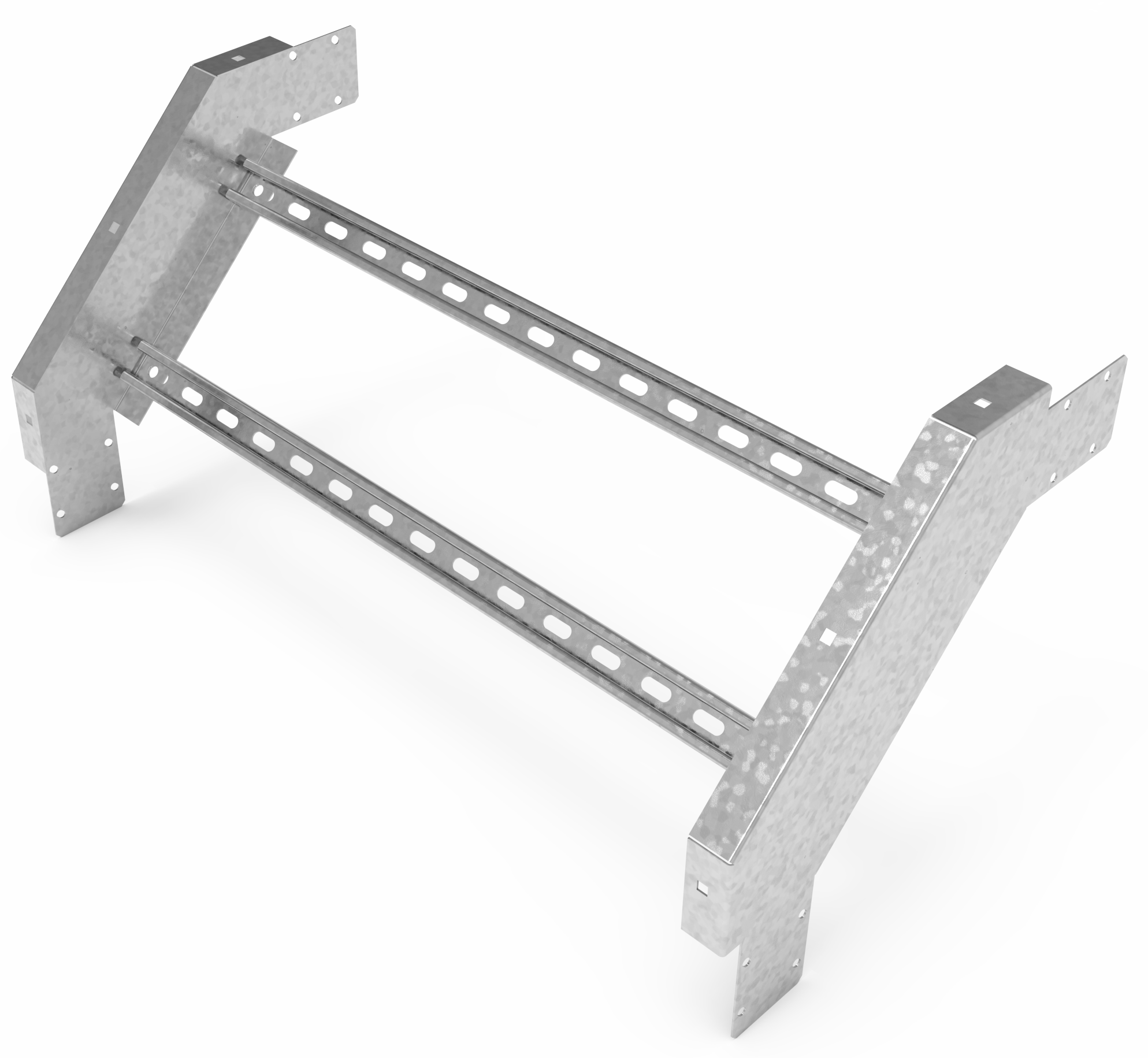 Кабельрост угловой  с R=100 мм 90 вниз РУ190Н.800.100.100.2.2