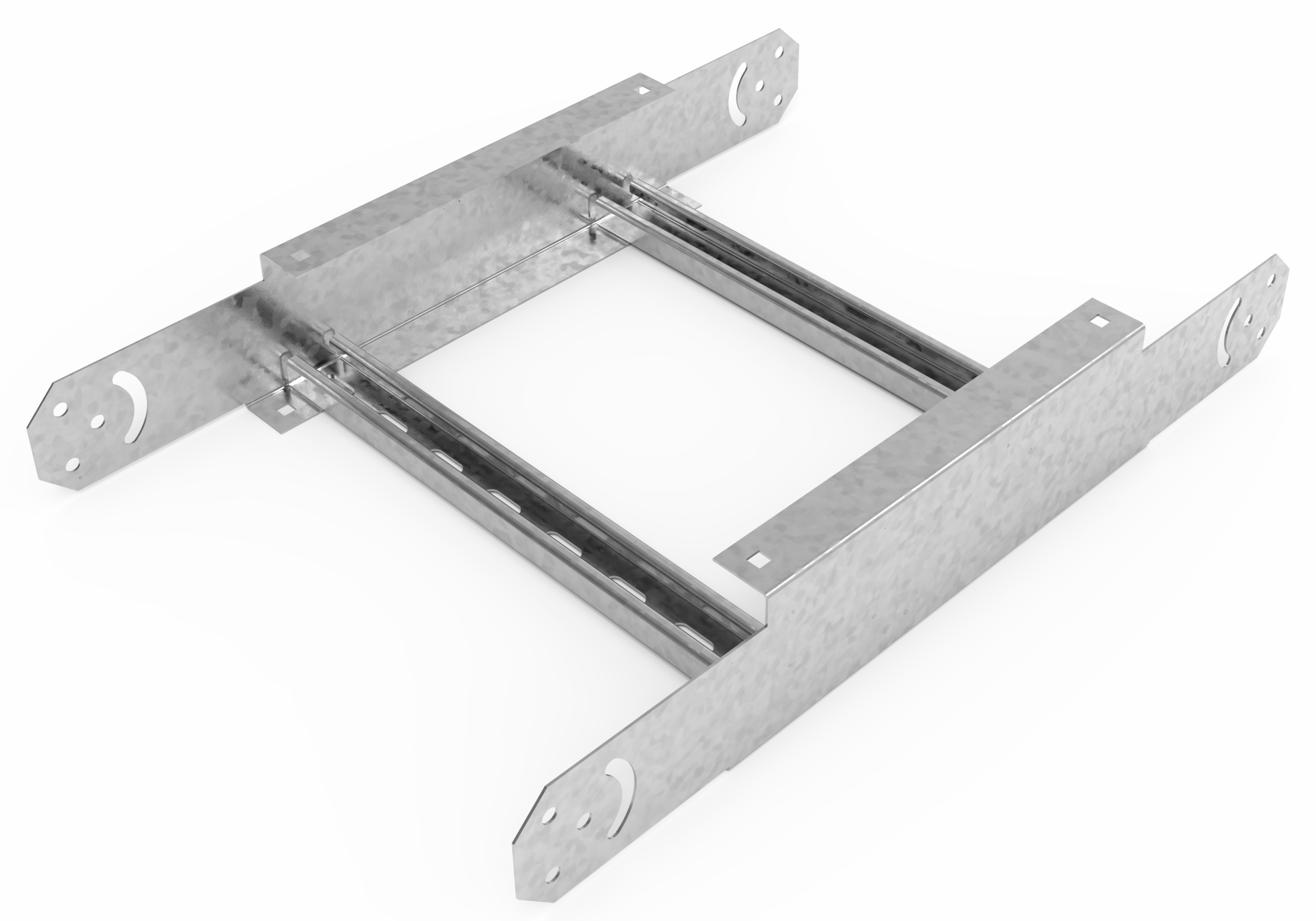 Кабельрост угловой  с R=100 мм шарнирный  РУ1Ш.500.150.100.2.1