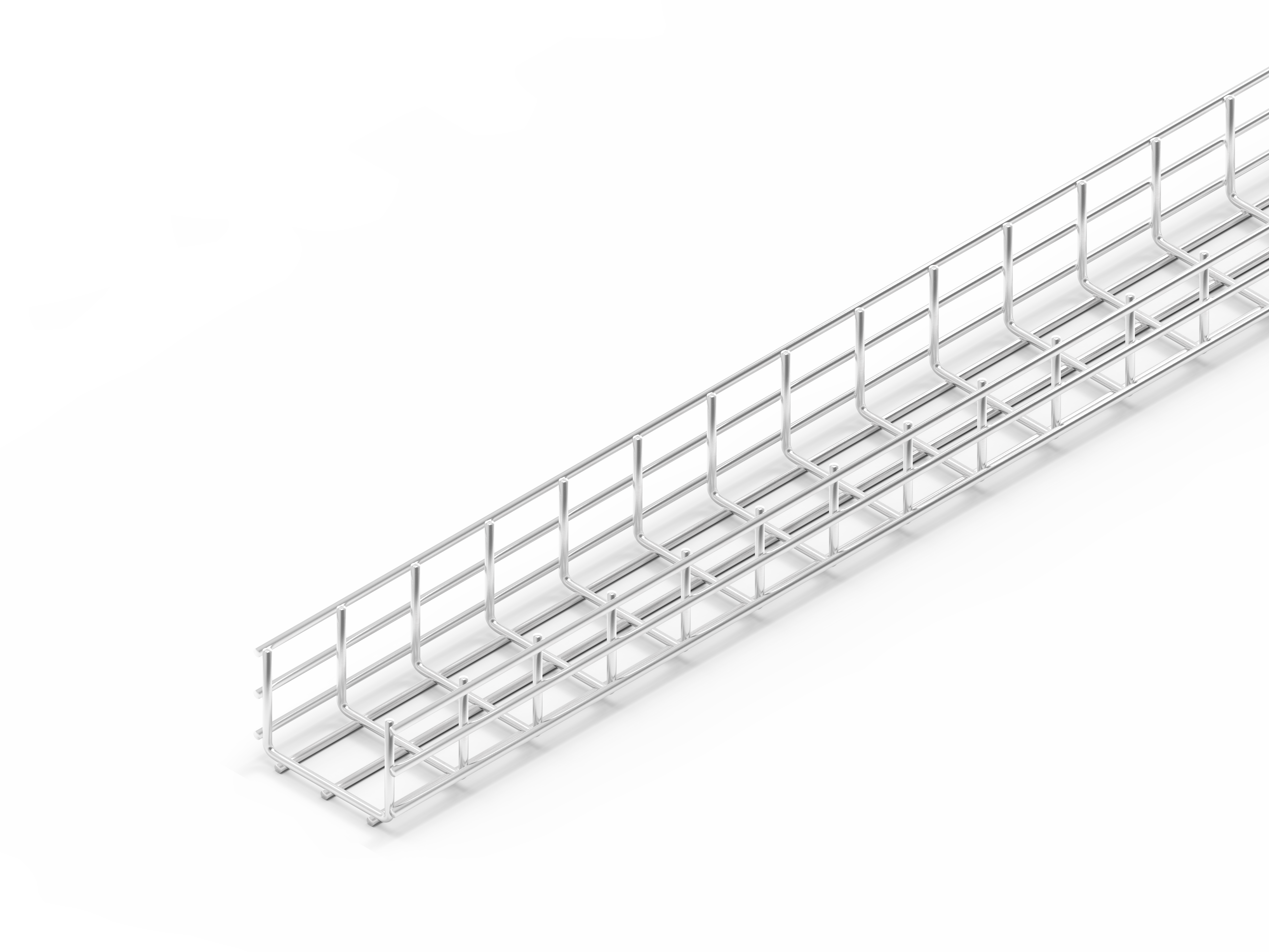 Лоток проволочный прямой диаметр проволоки 4 мм ПП4.150.105.3000.8.1