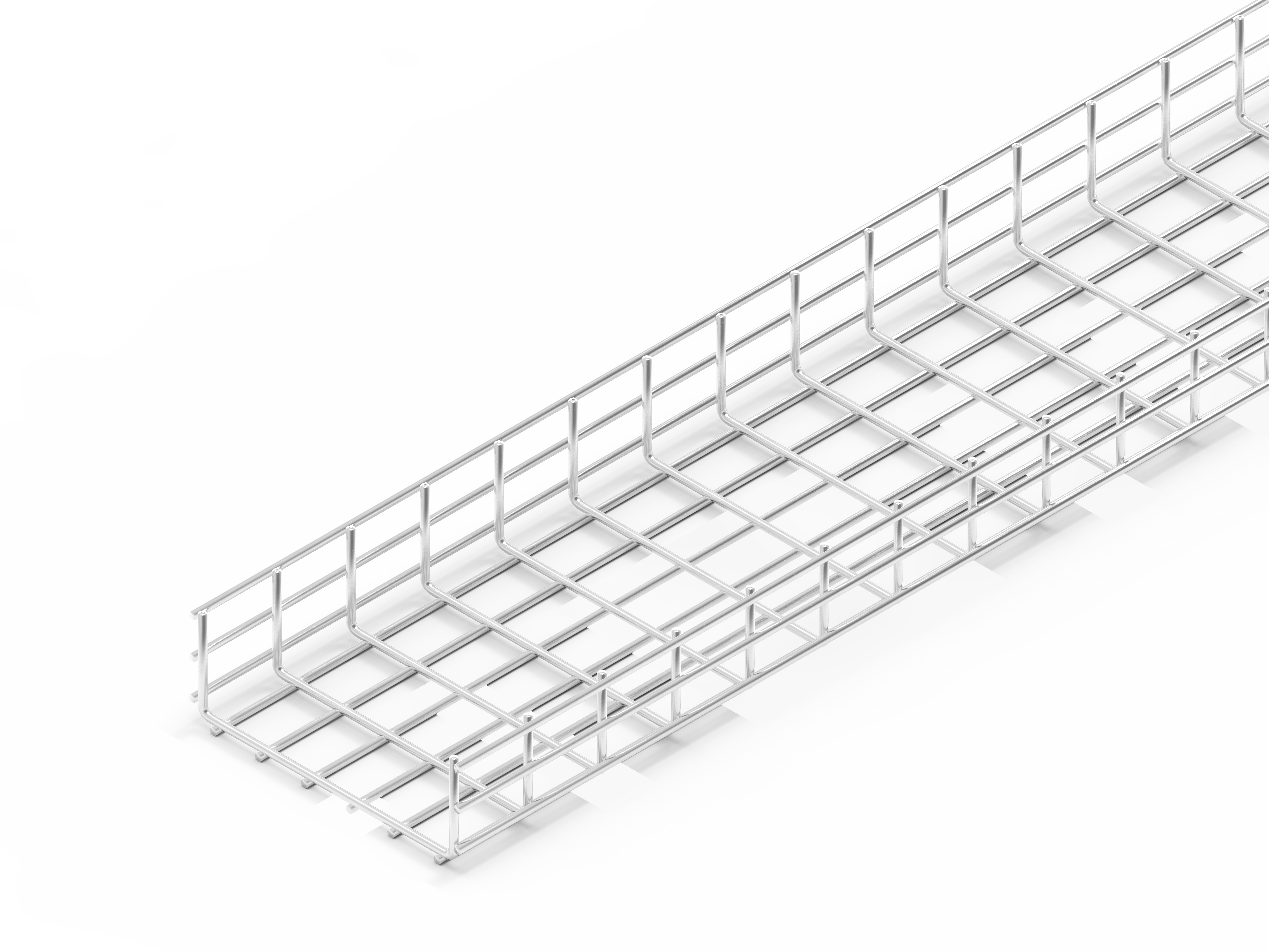 Лоток проволочный прямой усиленный диаметр проволоки 5 мм ППУ5.300.105.3000.10.4