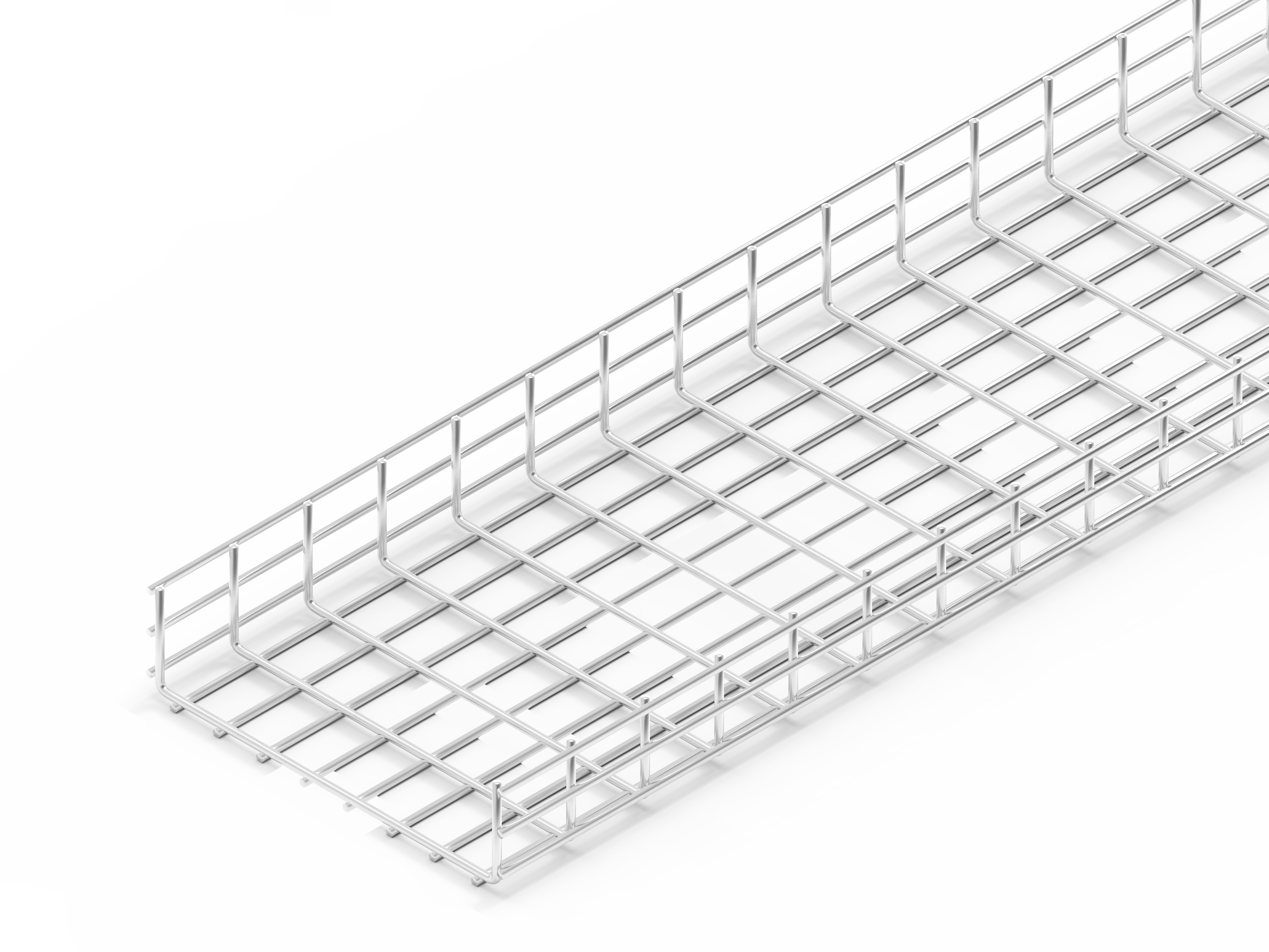 Лоток проволочный прямой усиленный диаметр проволоки 5 мм ППУ5.400.105.3000.10.6