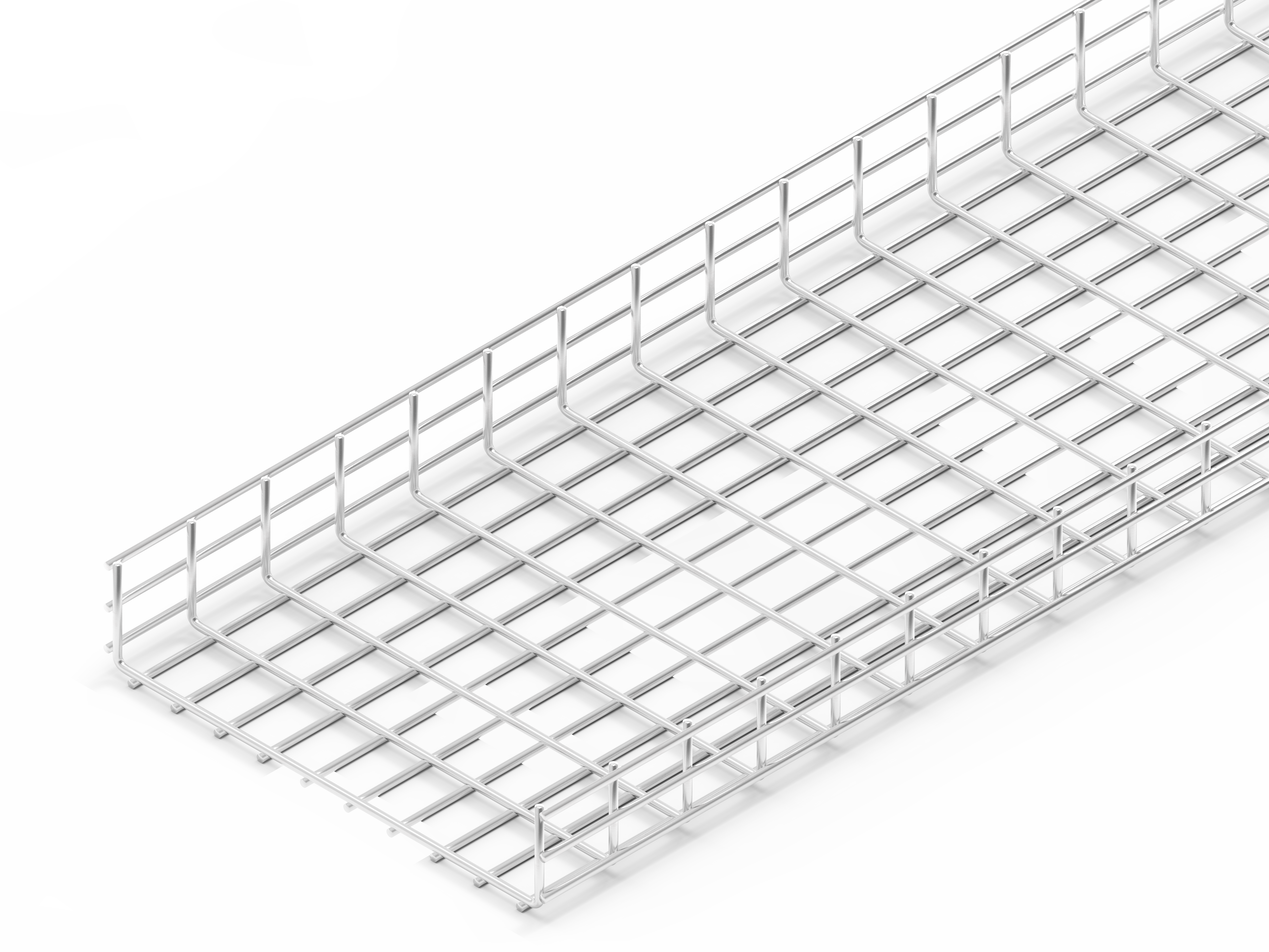 Лоток проволочный прямой усиленный диаметр проволоки 5 мм ППУ5.500.105.3000.10.6