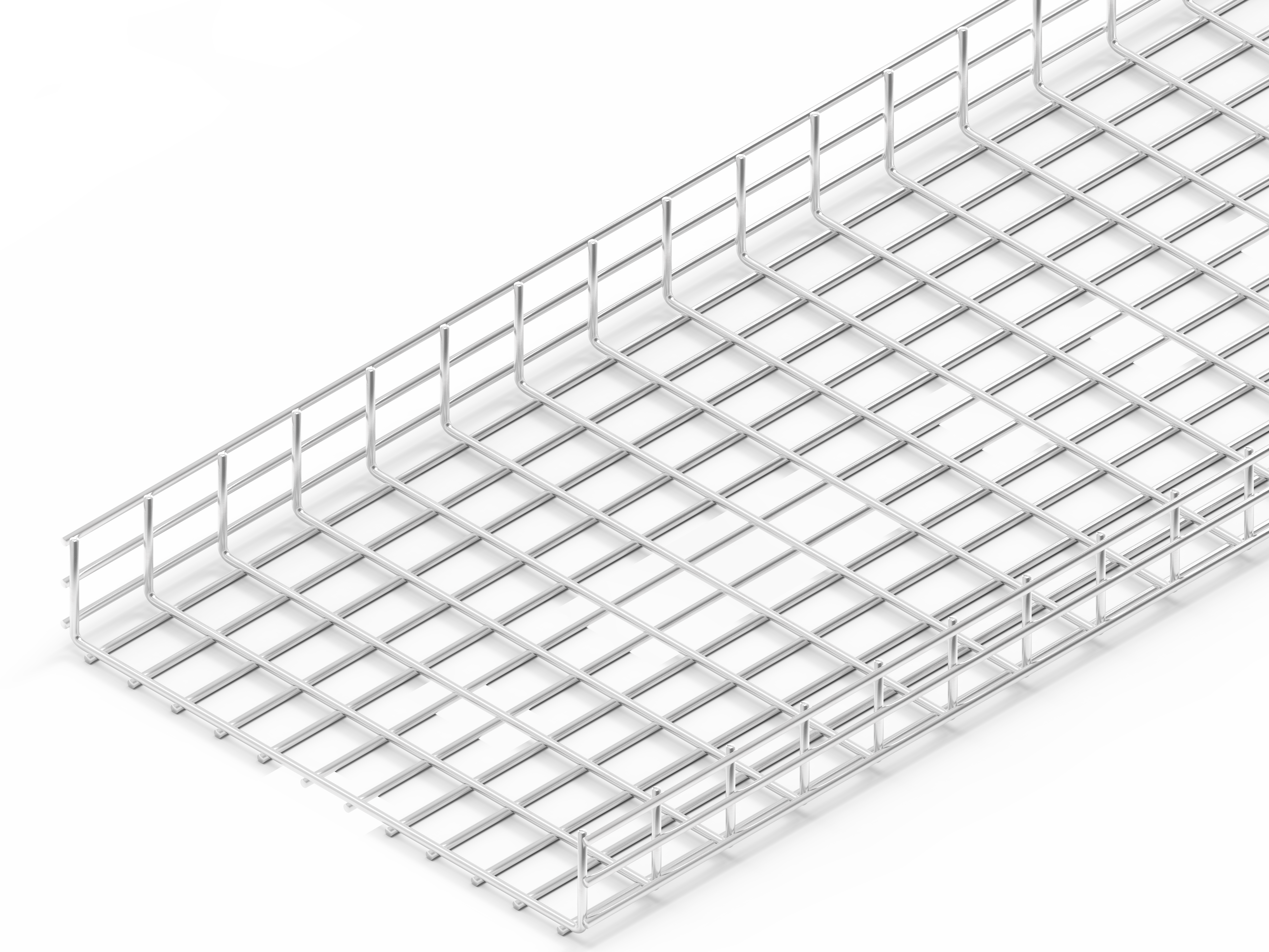 Лоток проволочный прямой усиленный диаметр проволоки 5 мм ППУ5.600.105.3000.10.1