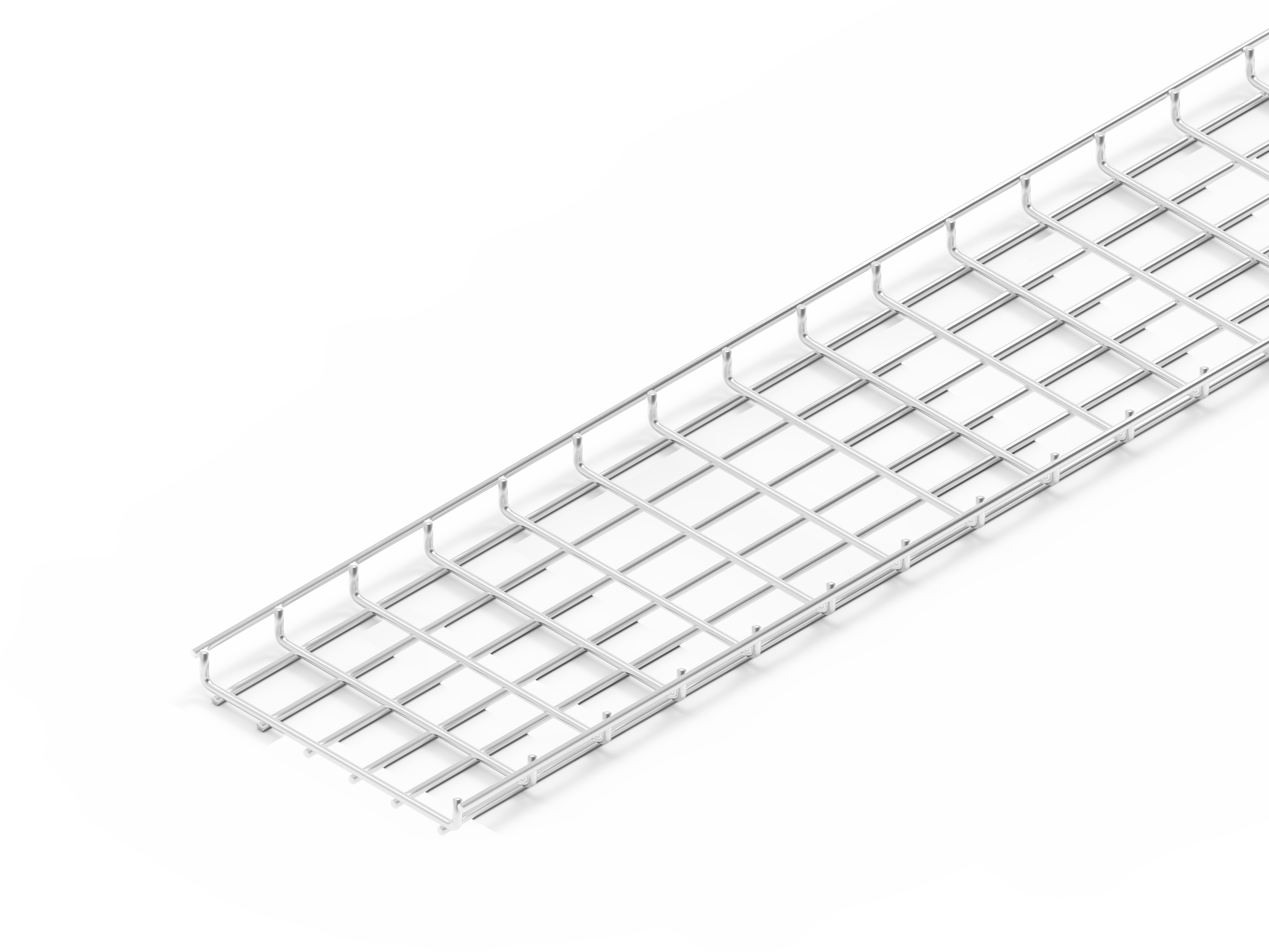 Лоток проволочный прямой усиленный диаметр проволоки 5 мм ППУ5.300.35.3000.10.5