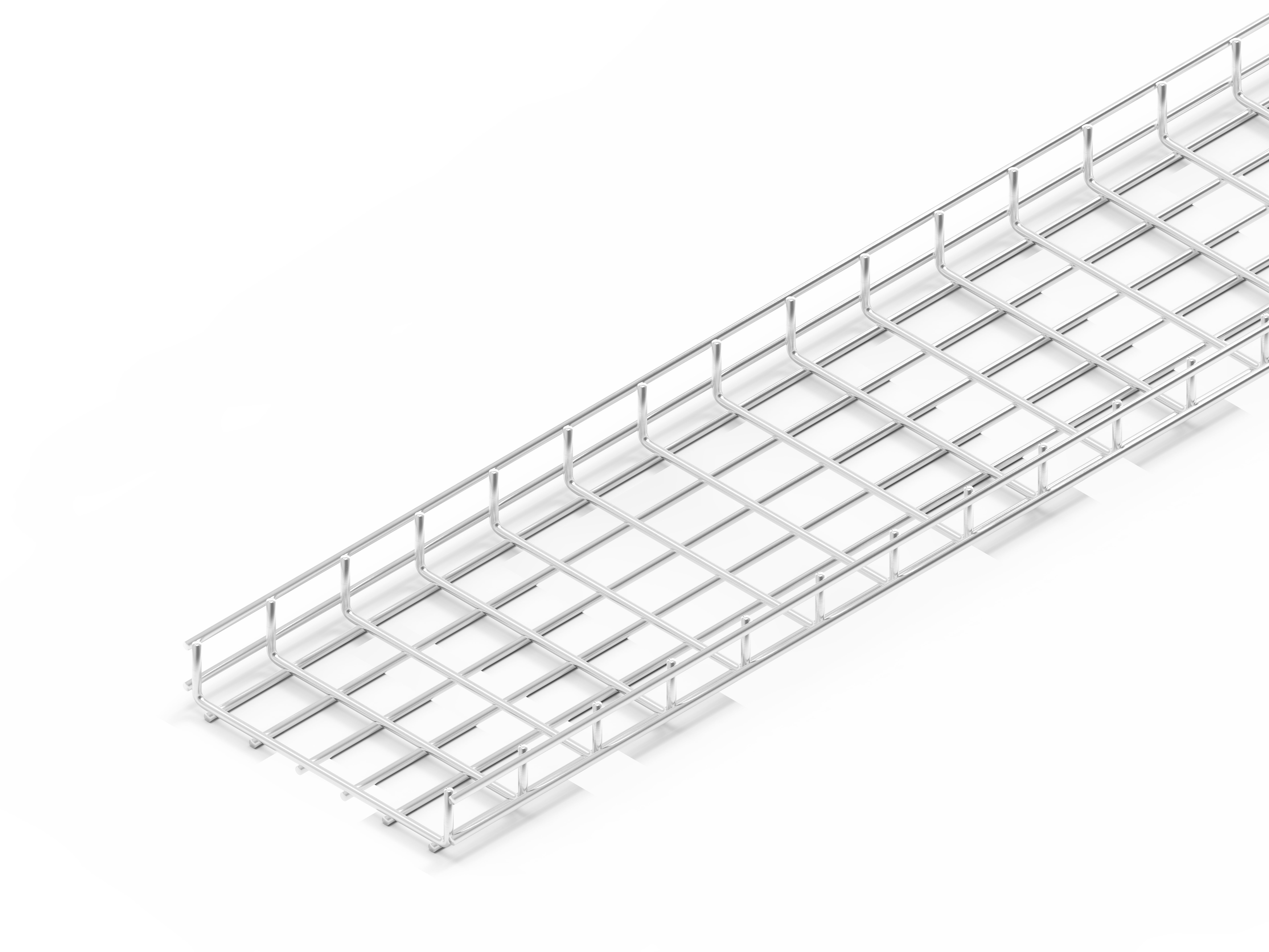 Лоток проволочный прямой усиленный диаметр проволоки 5 мм ППУ5.300.60.3000.10.6