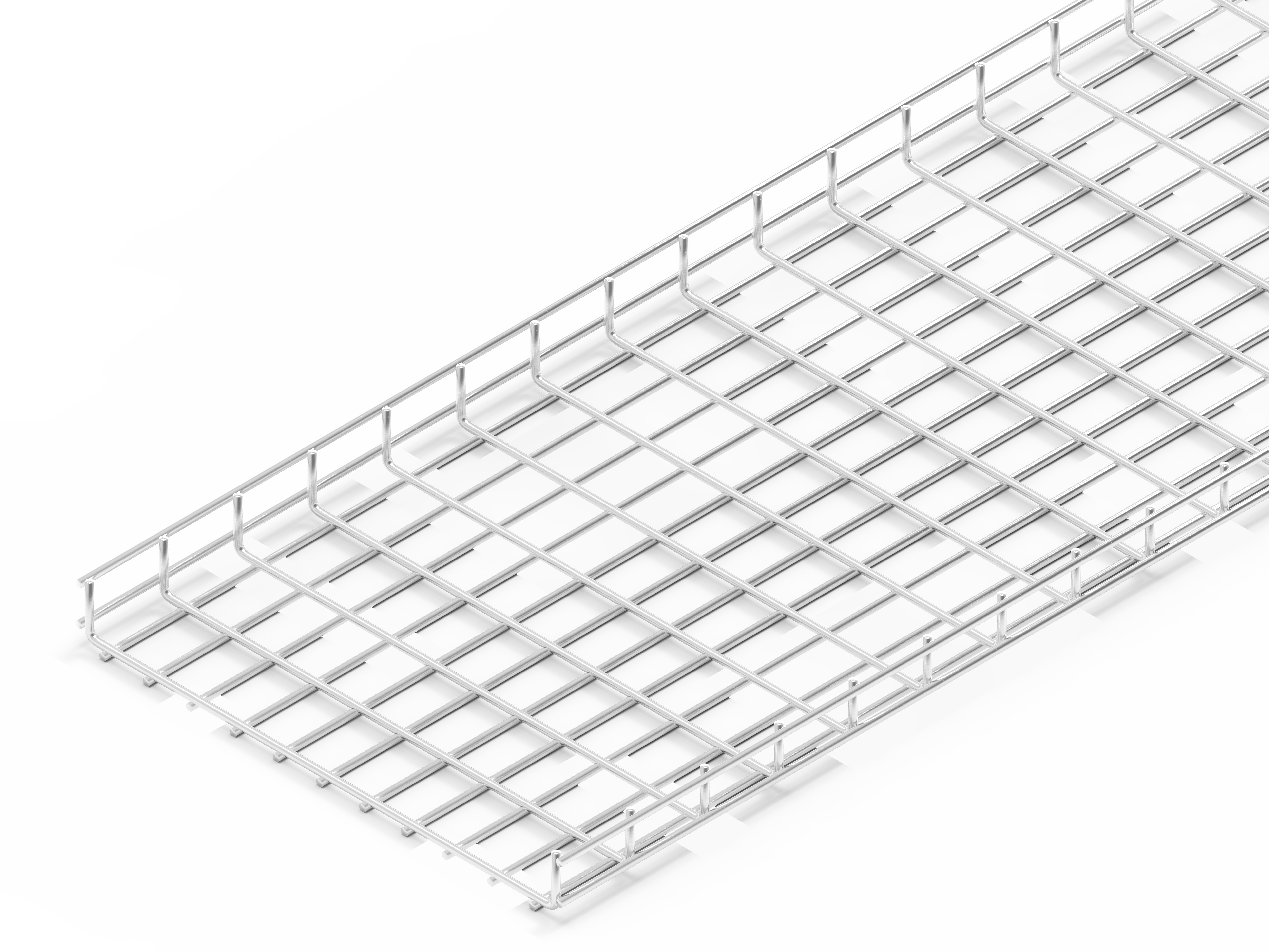 Лоток проволочный прямой усиленный диаметр проволоки 5 мм ППУ5.550.60.3000.10.2