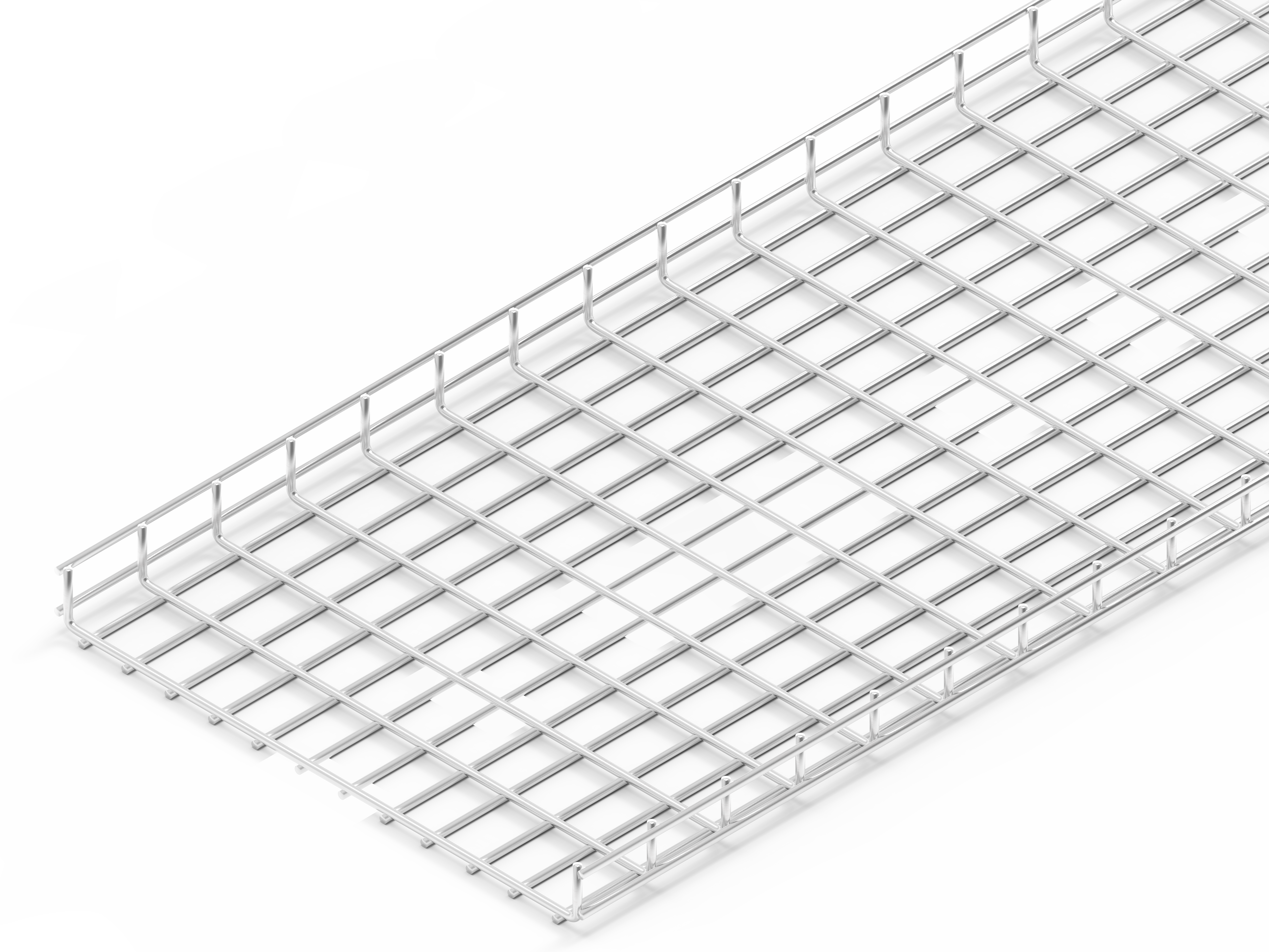 Лоток проволочный прямой усиленный диаметр проволоки 5 мм ППУ5.600.60.3000.10.6