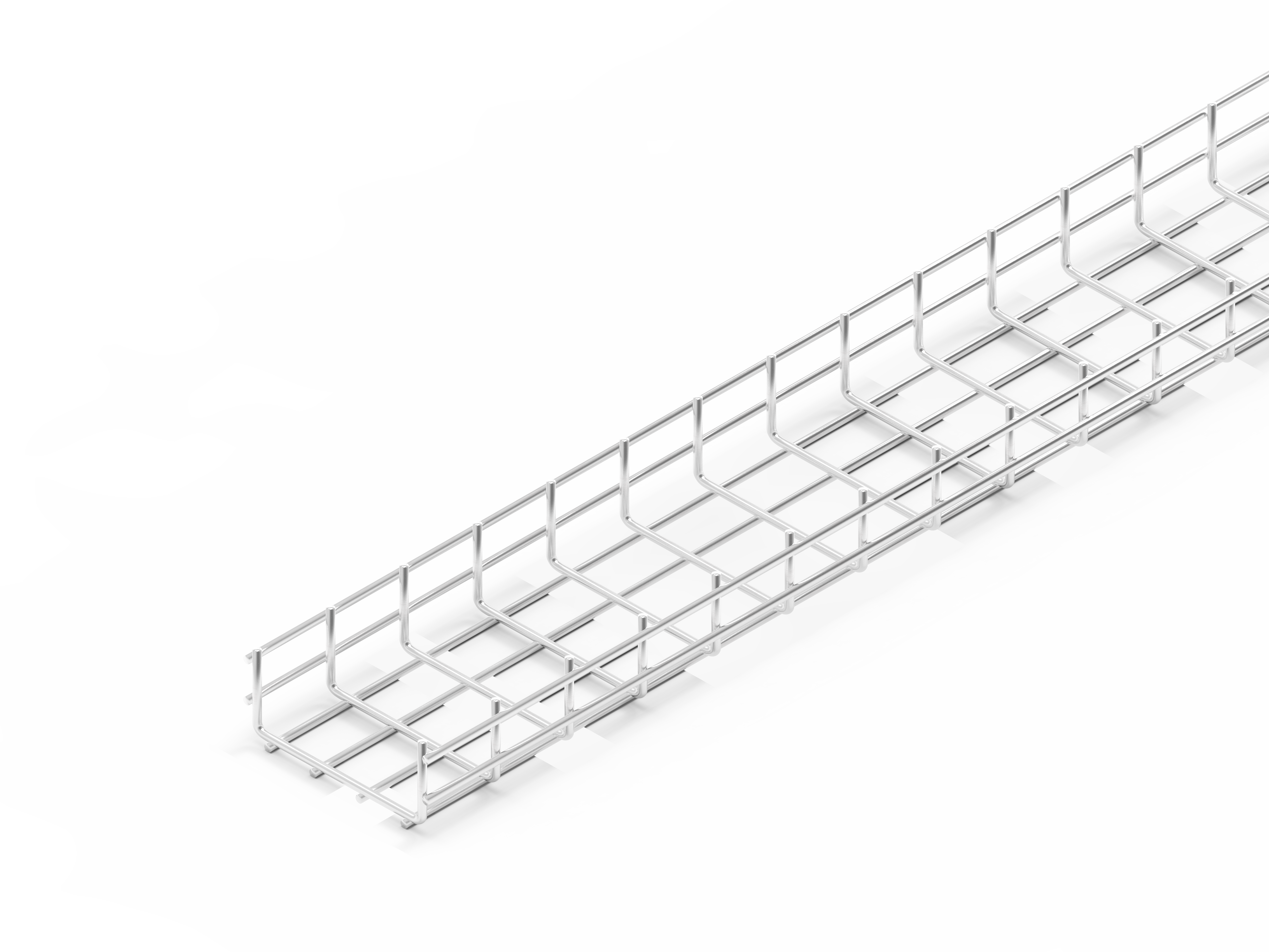 Лоток проволочный прямой диаметр проволоки 4 мм ПП4.200.85.3000.8.6