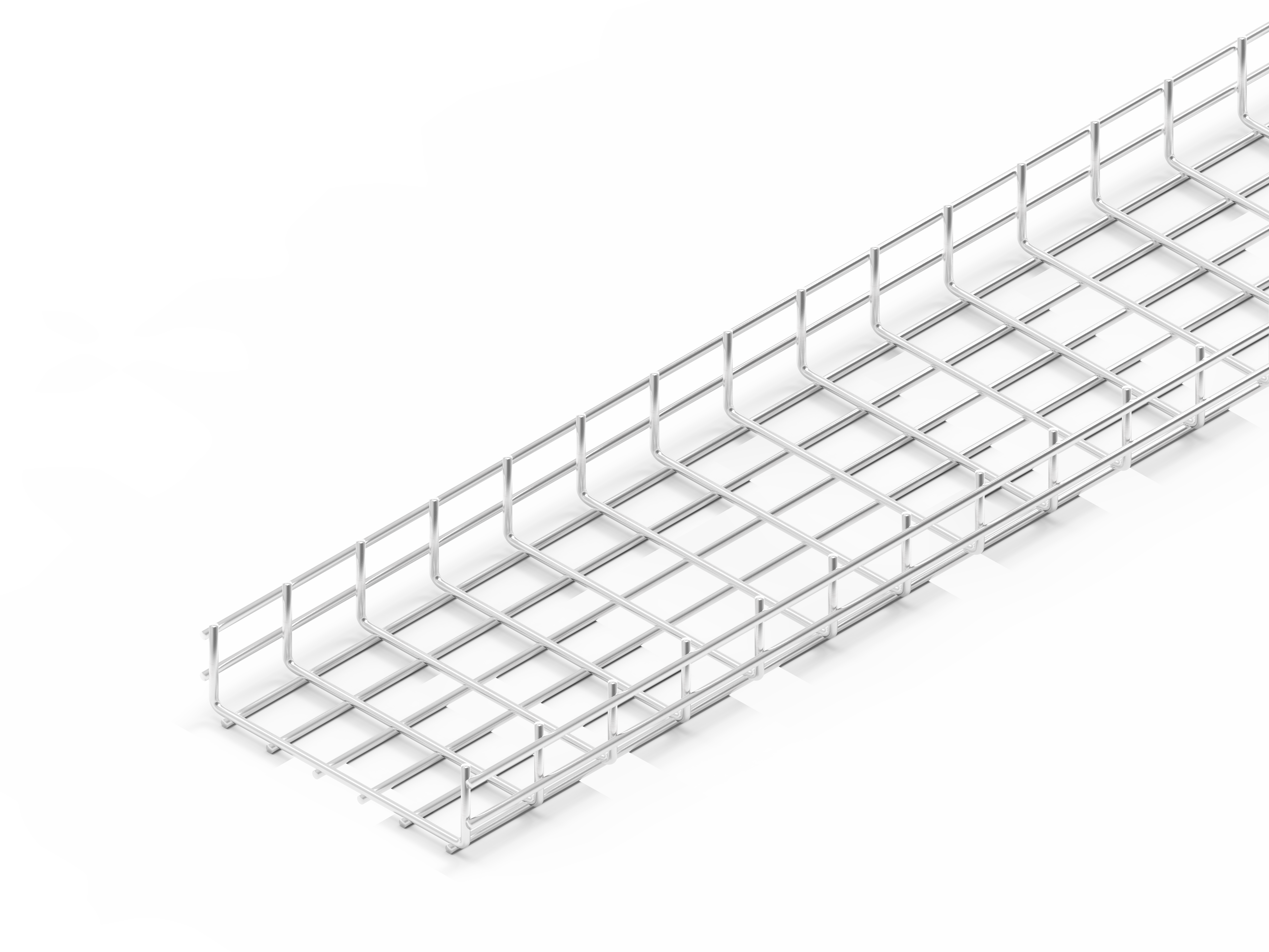 Лоток проволочный прямой диаметр проволоки 4 мм ПП4.300.85.3000.8.4