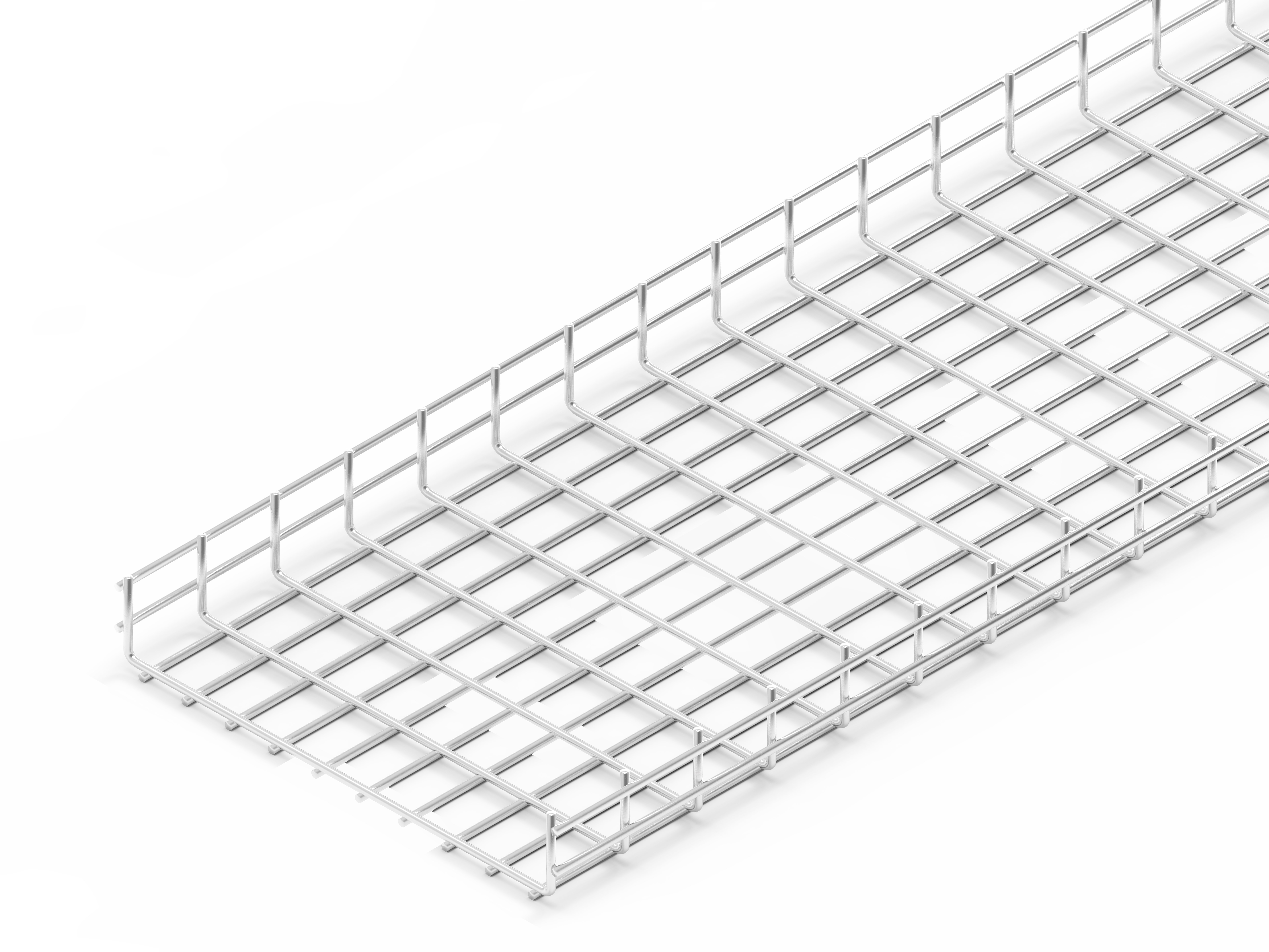 Лоток проволочный прямой усиленный диаметр проволоки 5 мм ППУ5.500.85.3000.10.5