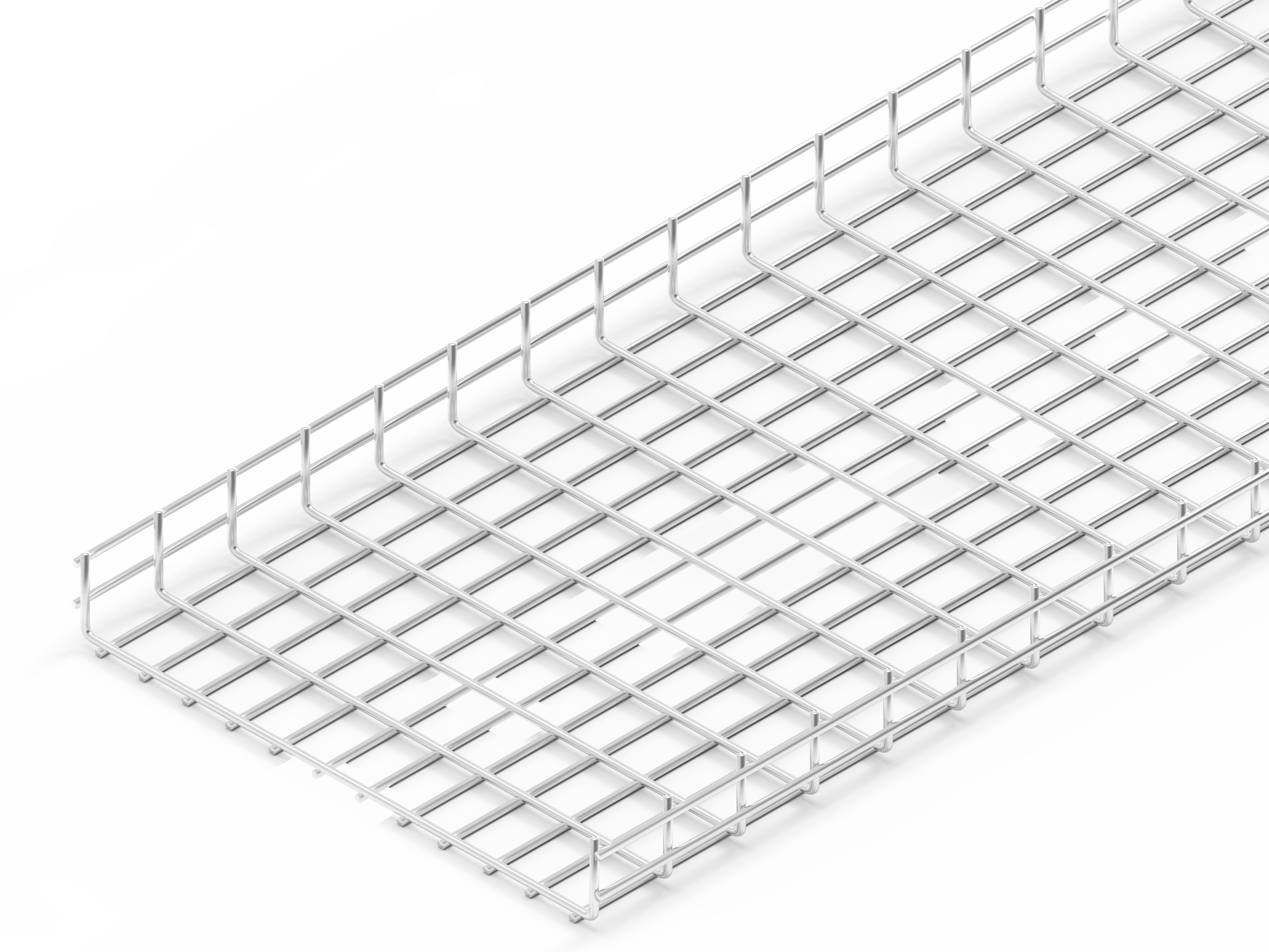 Лоток проволочный прямой усиленный диаметр проволоки 5 мм ППУ5.600.85.3000.10.5