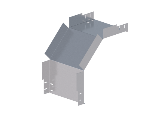 Лоток монтажный угловой 90 вниз ЛУ90Н.300.150.454.1,5.6
