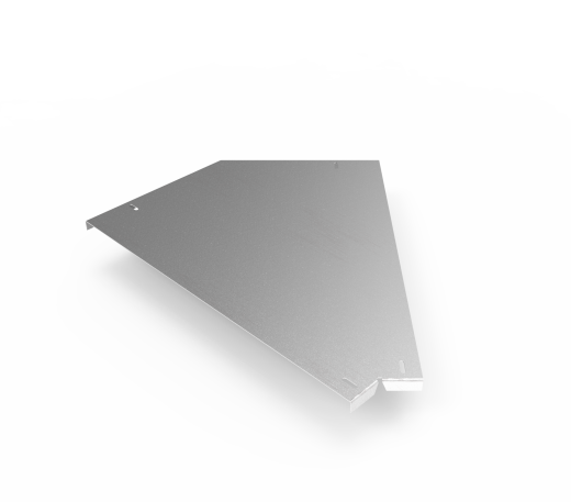 Крышка кабельроста углового с R=100 мм 45 горизонтальный РК145Г.700.20.100.1,5.2